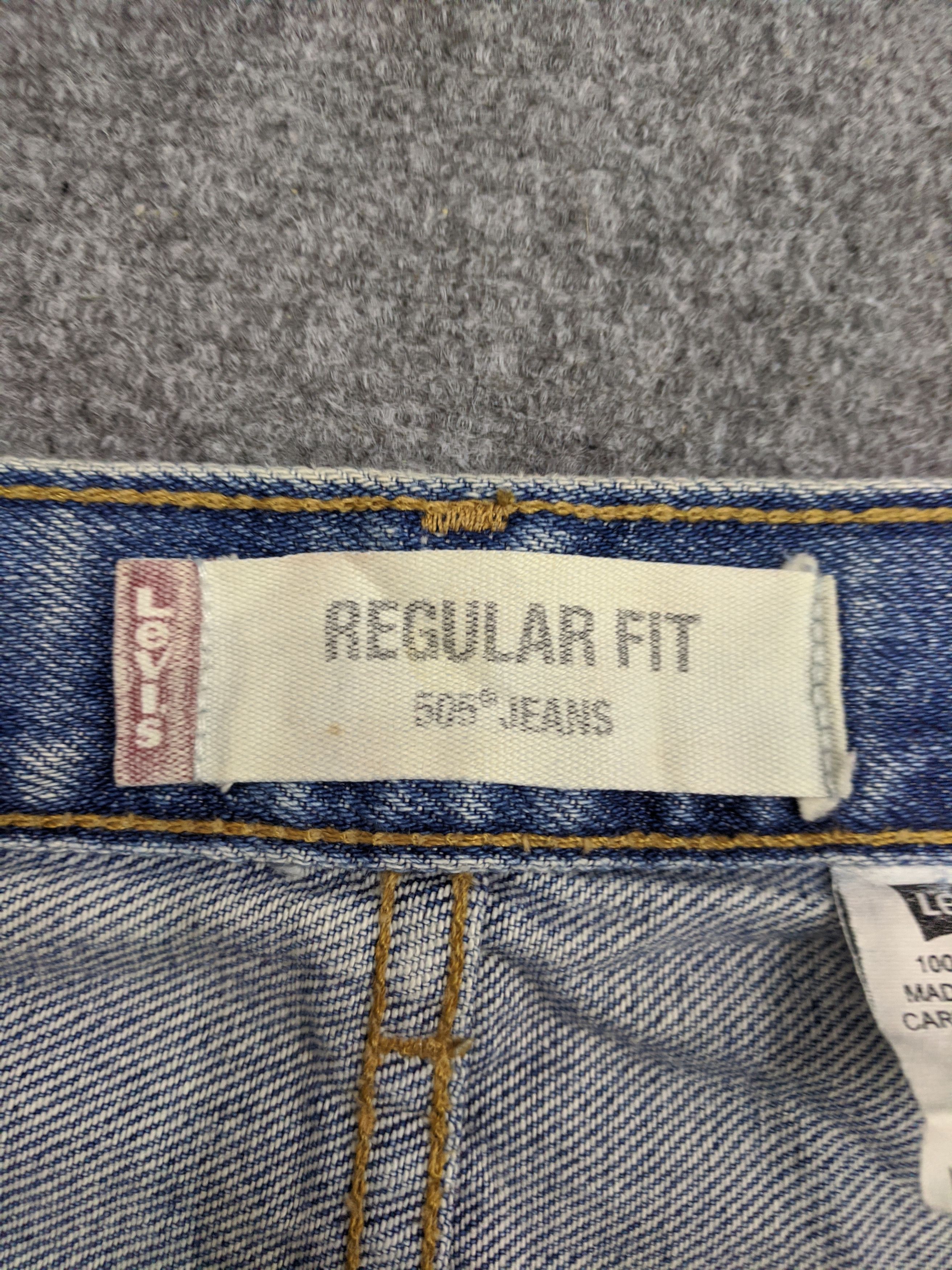 Levi's Vintage Levis 505 Light Wash Jeans DP0793 Size US 38 / EU 54 - 7 Thumbnail