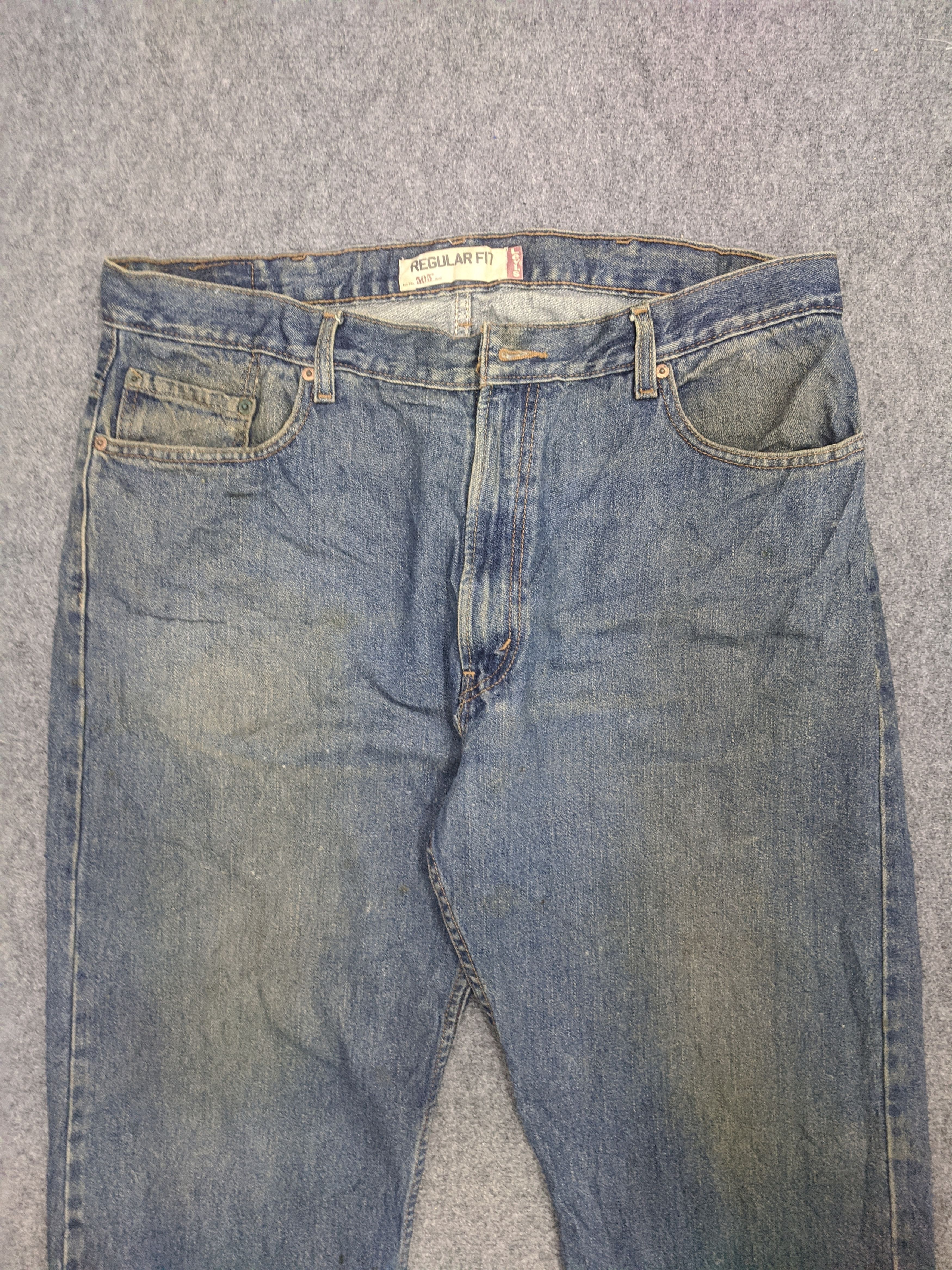 Levi's Vintage Levis 505 Light Wash Jeans DP0798 Size US 40 / EU 56 - 2 Thumbnail