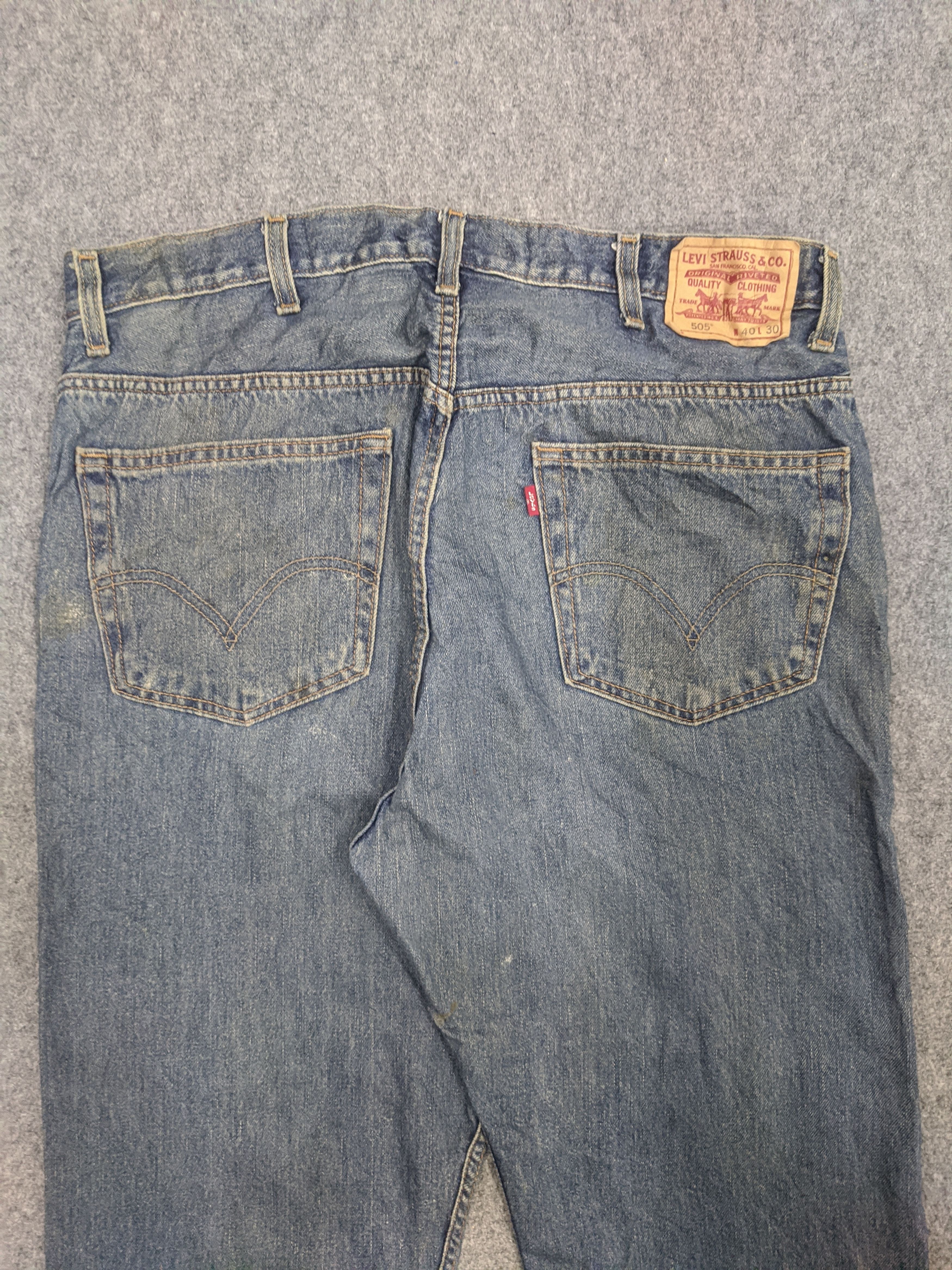Levi's Vintage Levis 505 Light Wash Jeans DP0798 Size US 40 / EU 56 - 5 Thumbnail