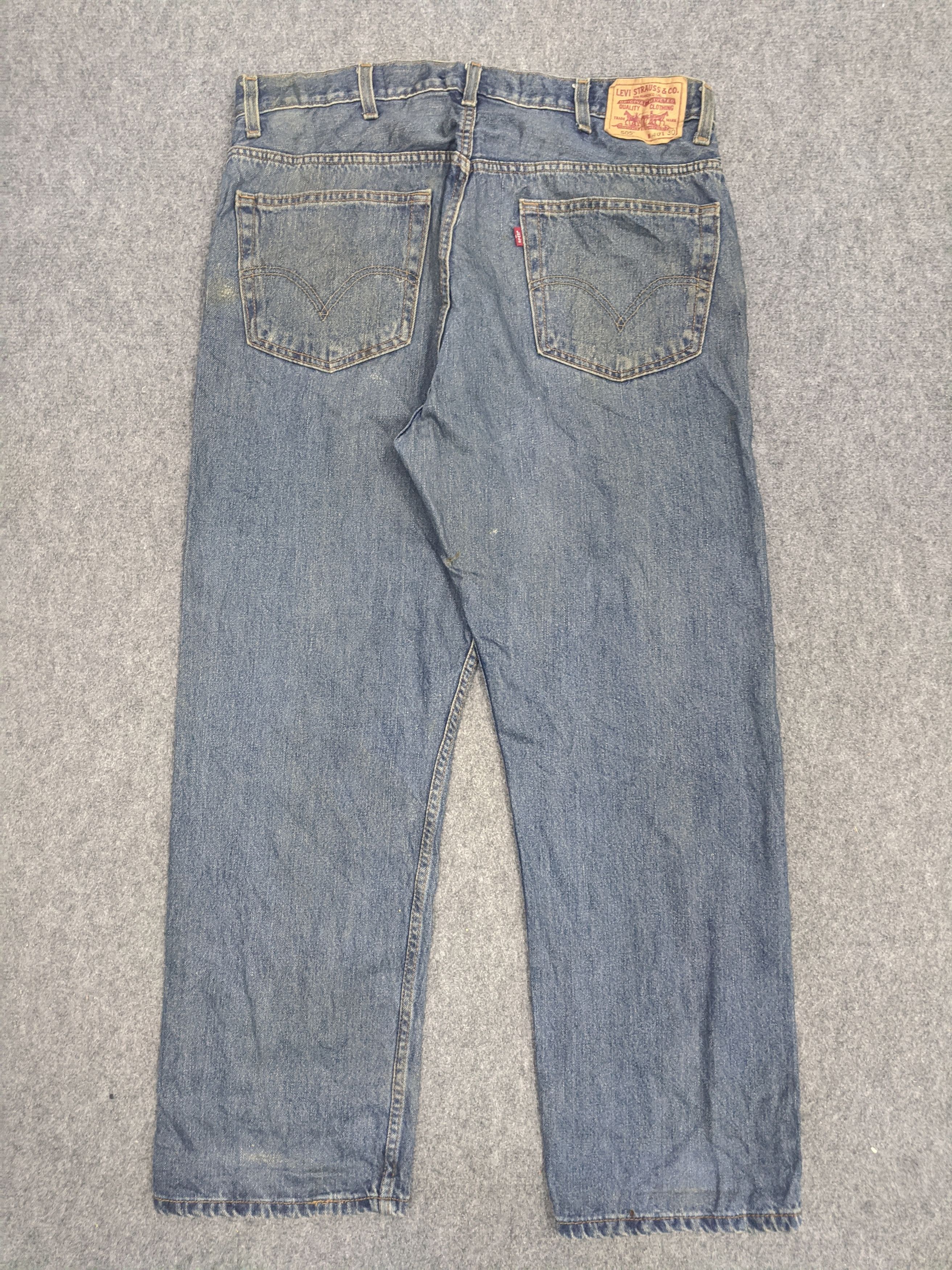 Levi's Vintage Levis 505 Light Wash Jeans DP0798 Size US 40 / EU 56 - 3 Thumbnail