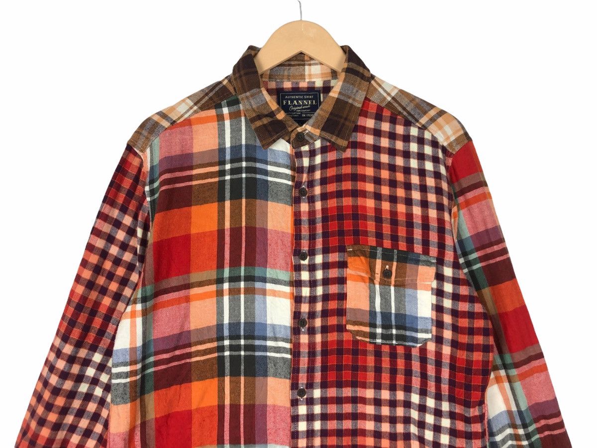 Flannel × Uniqlo Flannel Uniqlo Plaid Tartan Button Ups Shirt Size US L / EU 52-54 / 3 - 3 Thumbnail