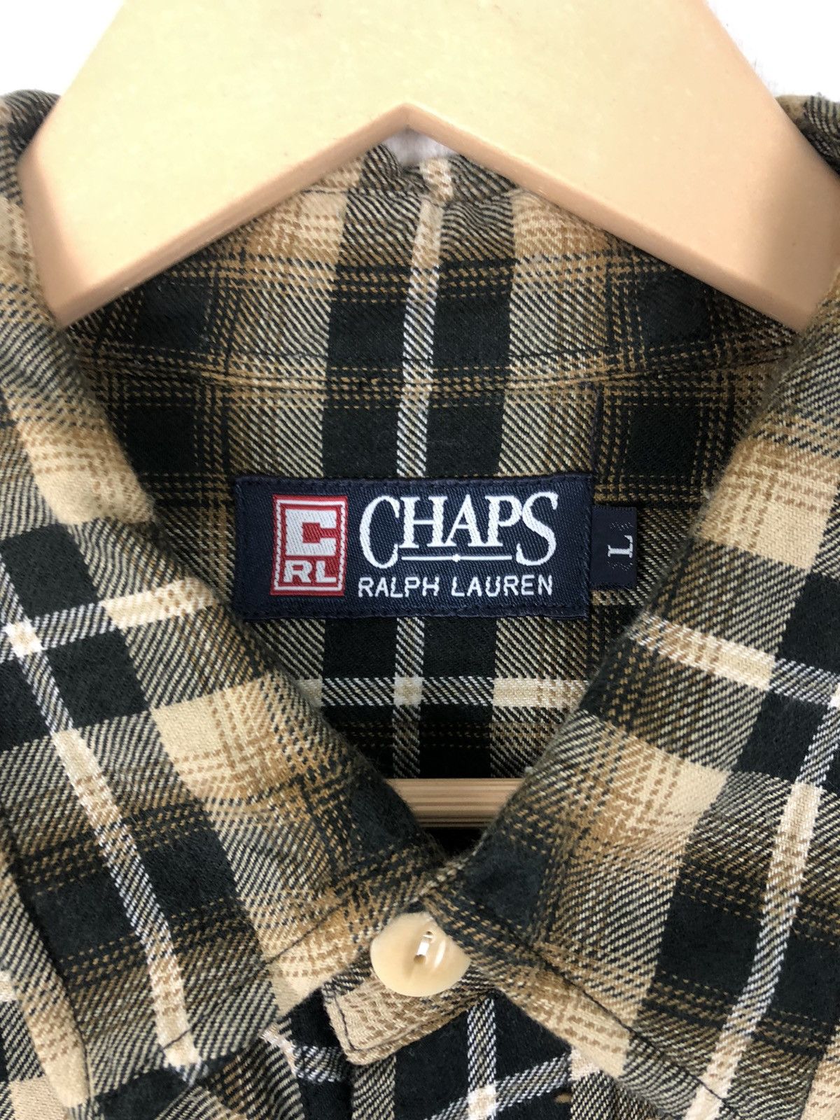 Chaps Ralph Lauren × Flannel Flannel Chaps Shadow Plaid Button Ups Shirt Size US L / EU 52-54 / 3 - 7 Thumbnail
