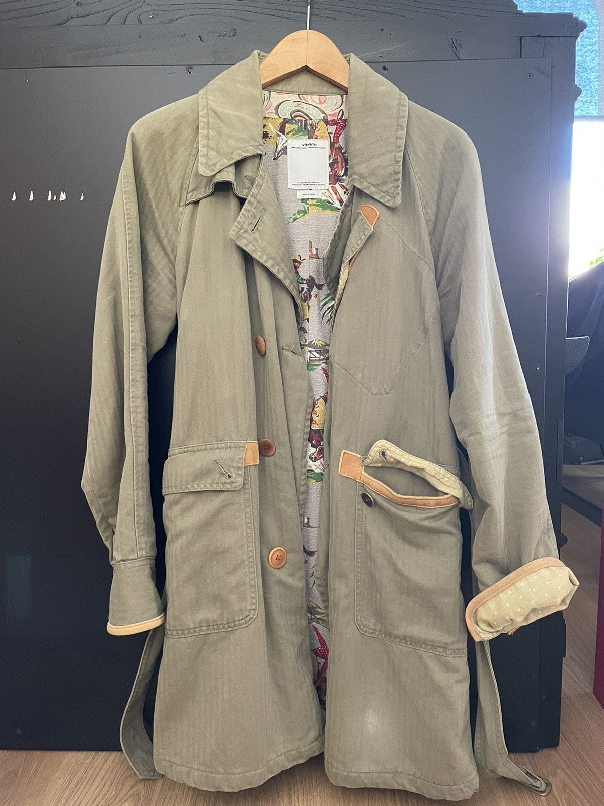 Visvim Hendee trench (herringbone) | Grailed