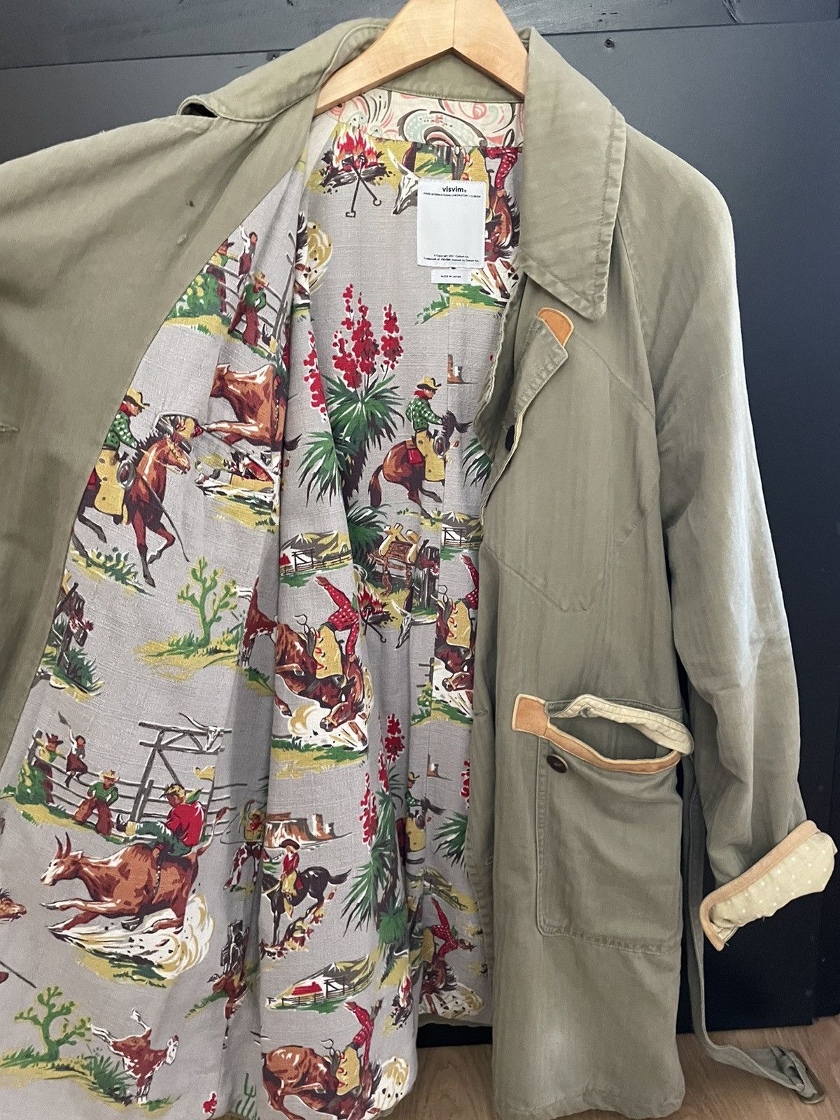 Visvim Hendee trench (herringbone) | Grailed