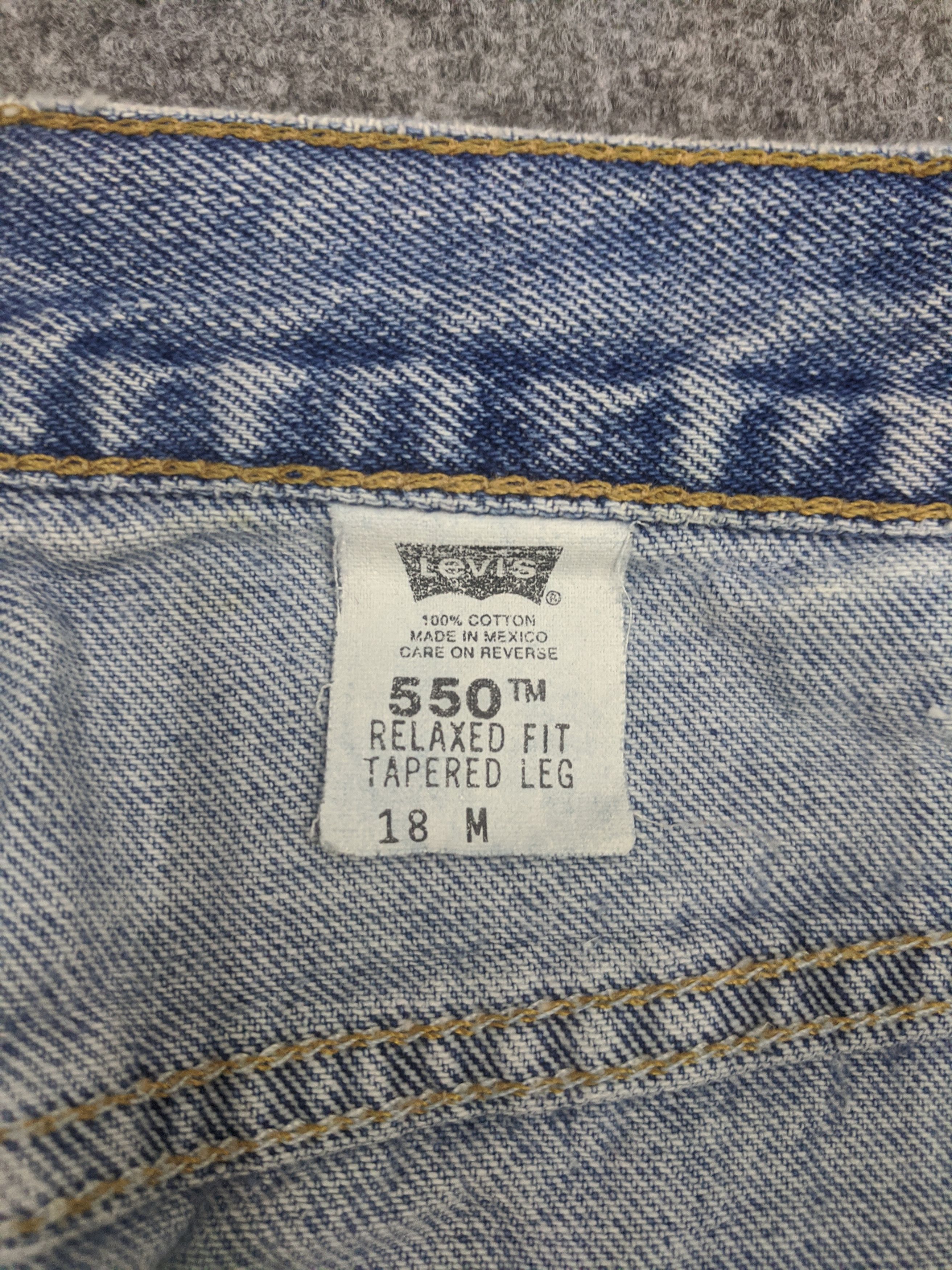Levi's Vintage Levis 550 Jeans DP0796 Size US 38 / EU 54 - 6 Thumbnail