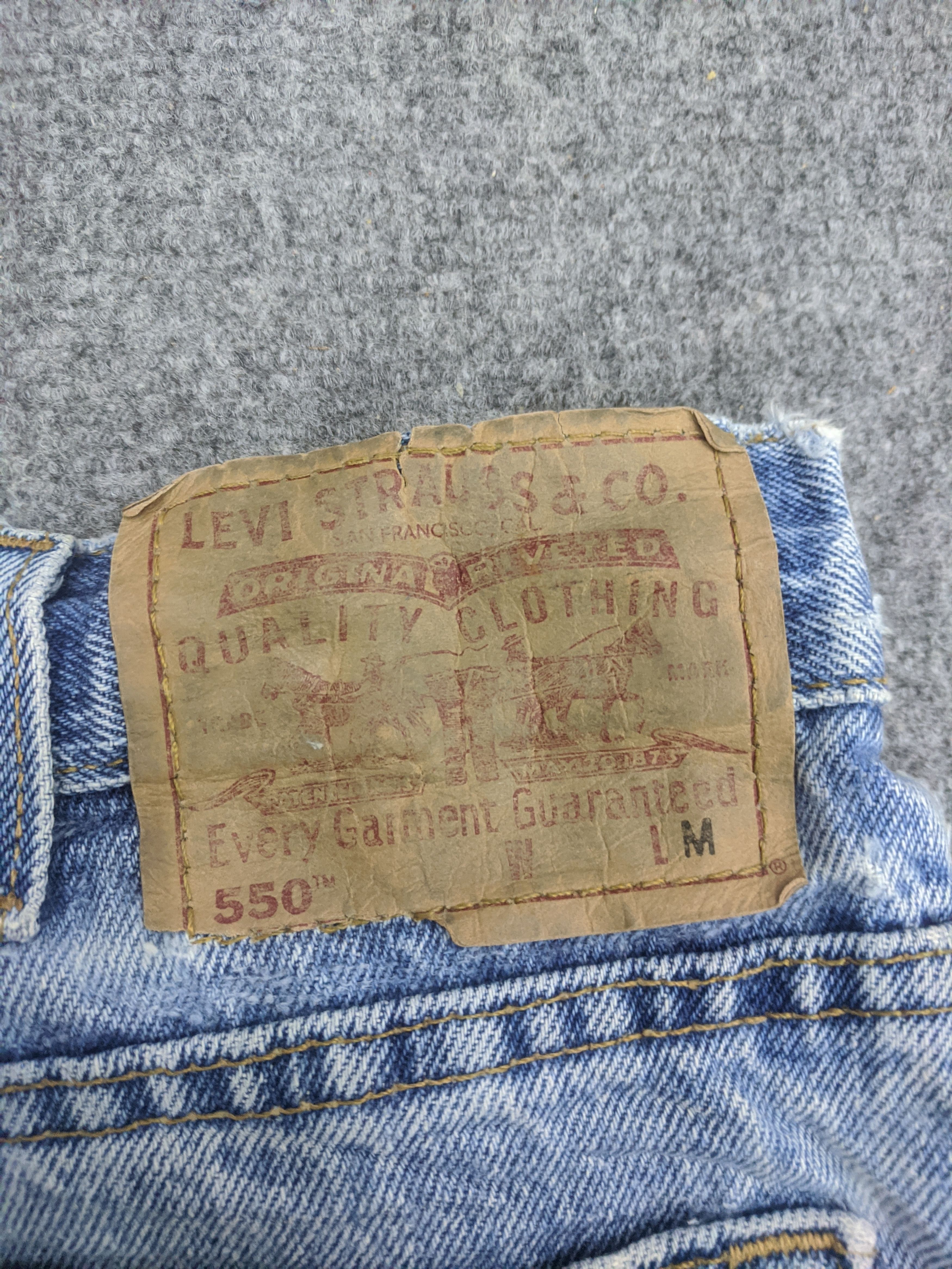 Levi's Vintage Levis 550 Jeans DP0796 Size US 38 / EU 54 - 5 Thumbnail