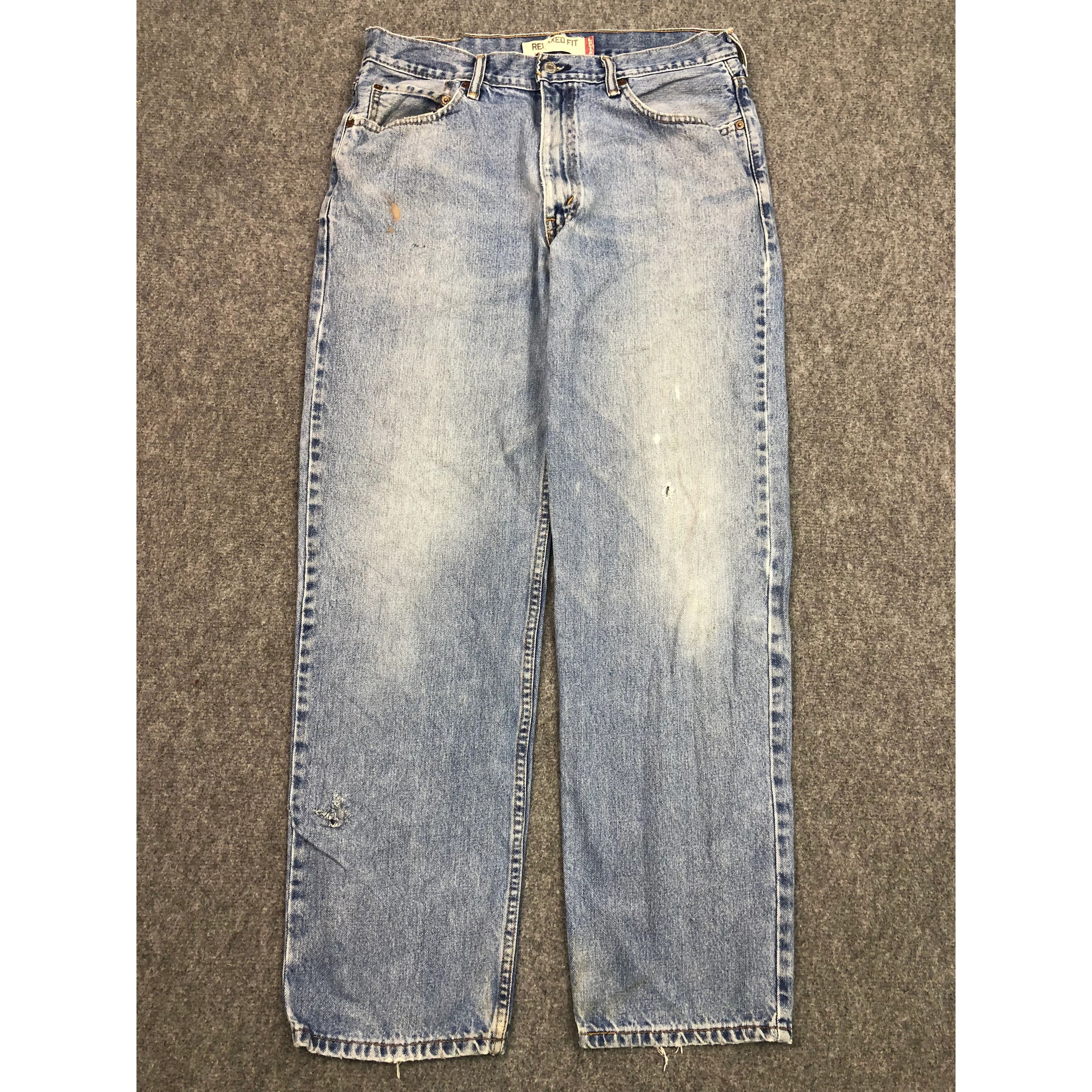 Levi's Vintage Levis 550 Jeans Lightwash DP0552 Size US 35 - 1 Preview