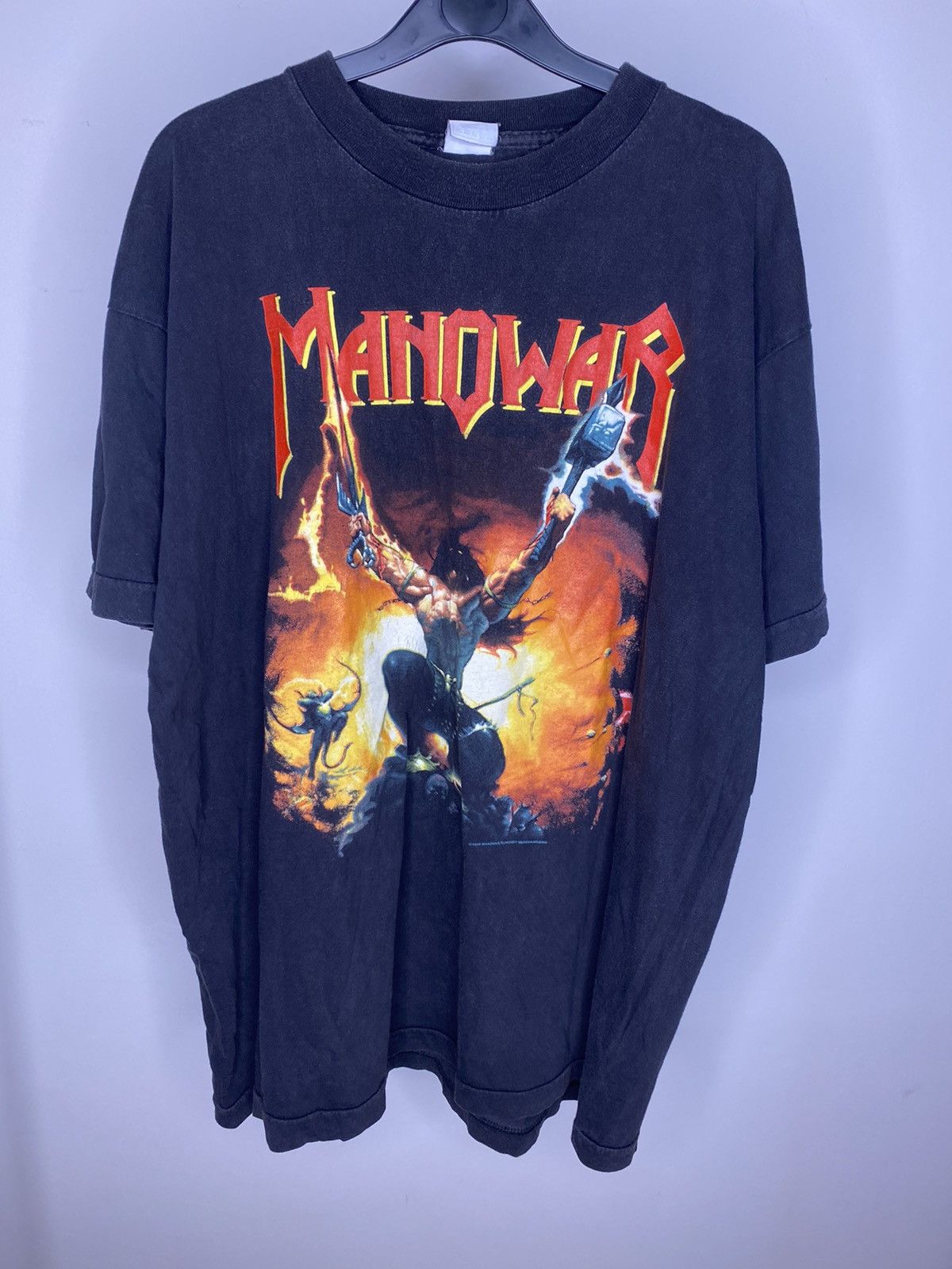 Vintage Vintage 1992 MANOWAR Triumph Of Steel World Tour T