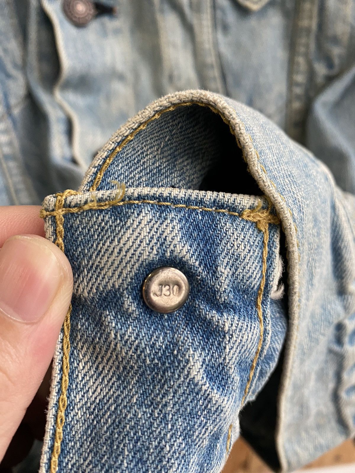 Levi's 1992 Big E LEVIS Trucker Denim Light wash Jacket Size US S / EU 44-46 / 1 - 9 Thumbnail