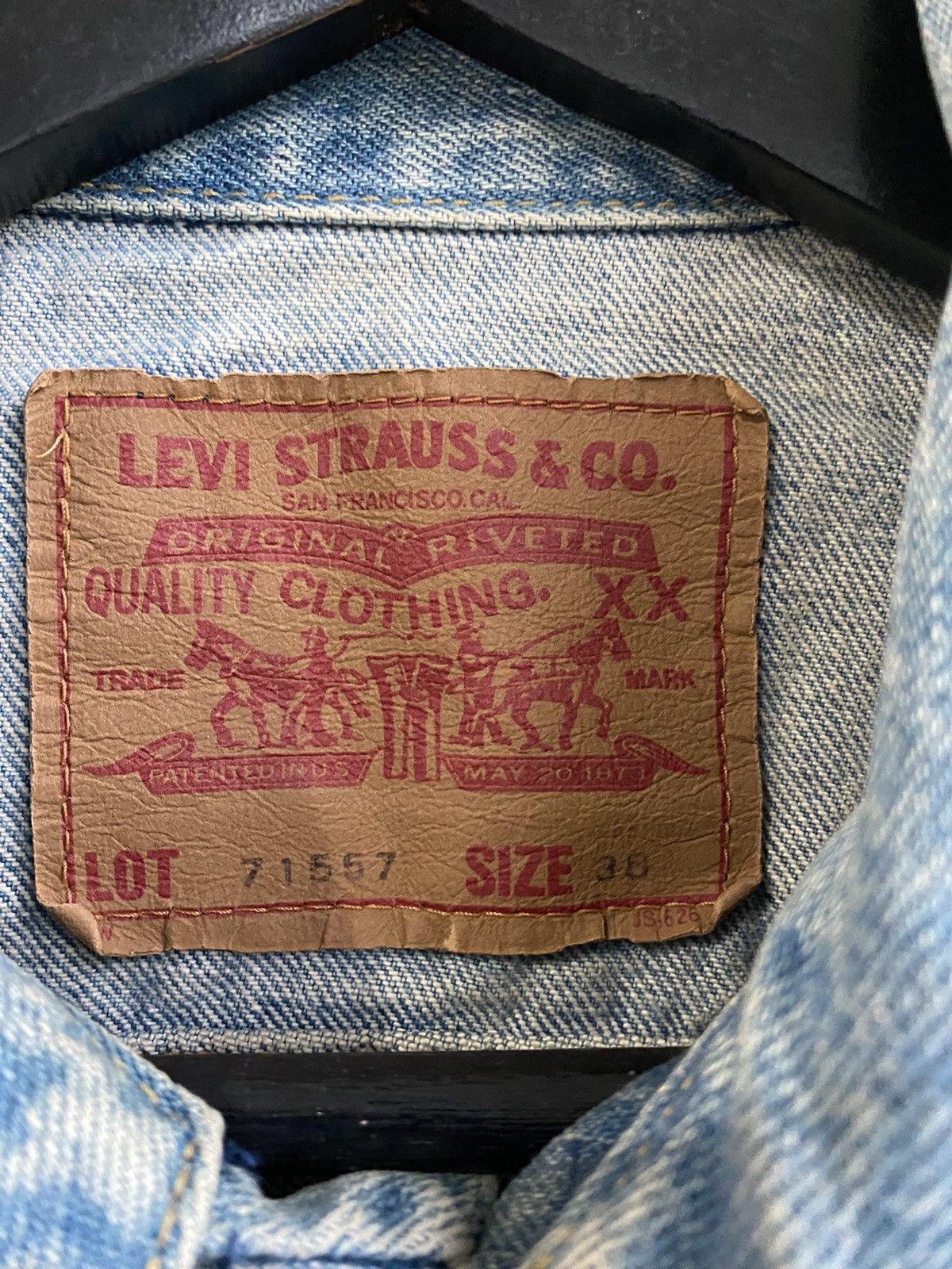 Levi's 1992 Big E LEVIS Trucker Denim Light wash Jacket Size US S / EU 44-46 / 1 - 10 Thumbnail