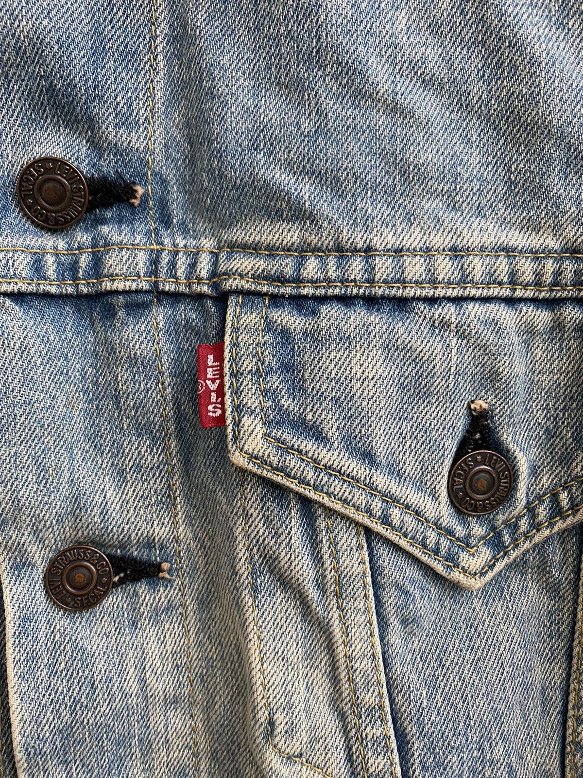Levi's 1992 Big E LEVIS Trucker Denim Light wash Jacket Size US S / EU 44-46 / 1 - 5 Thumbnail