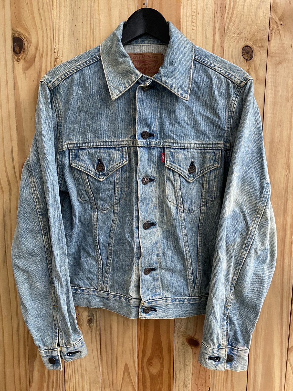 Levi's 1992 Big E LEVIS Trucker Denim Light wash Jacket Size US S / EU 44-46 / 1 - 2 Thumbnail