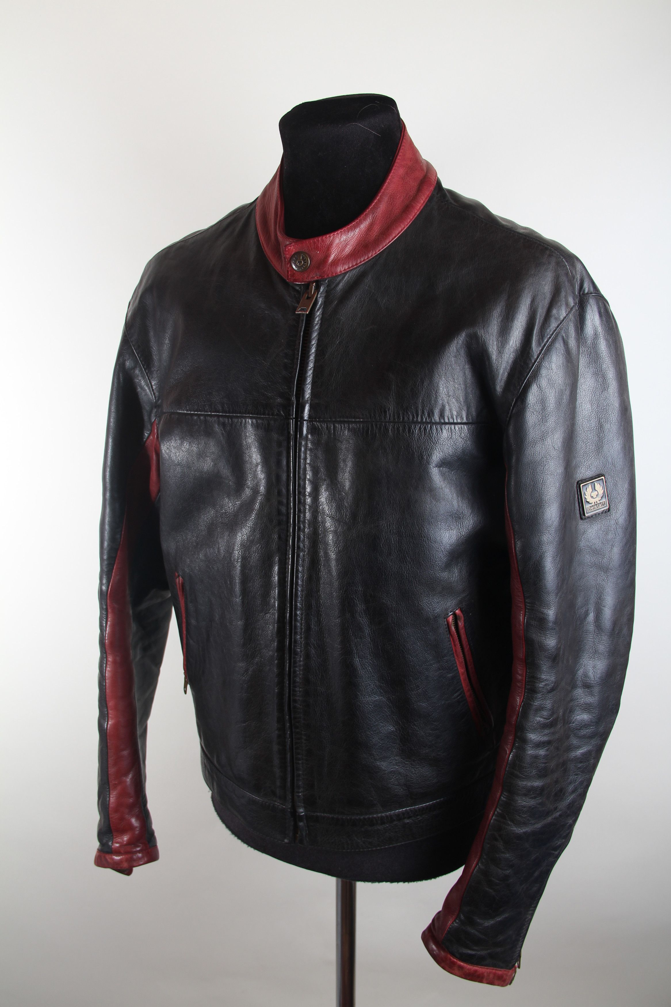 Belstaff Belstaff Dark Knight Leather Jacket sz L 003542 | Grailed