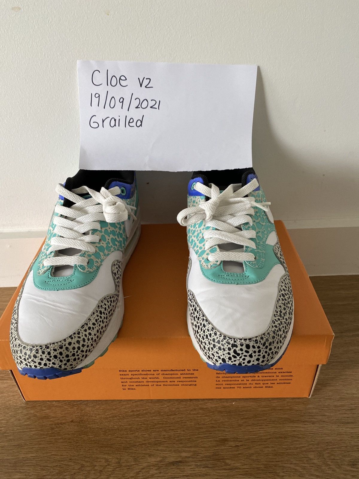 Air max 1 mint safari outlet