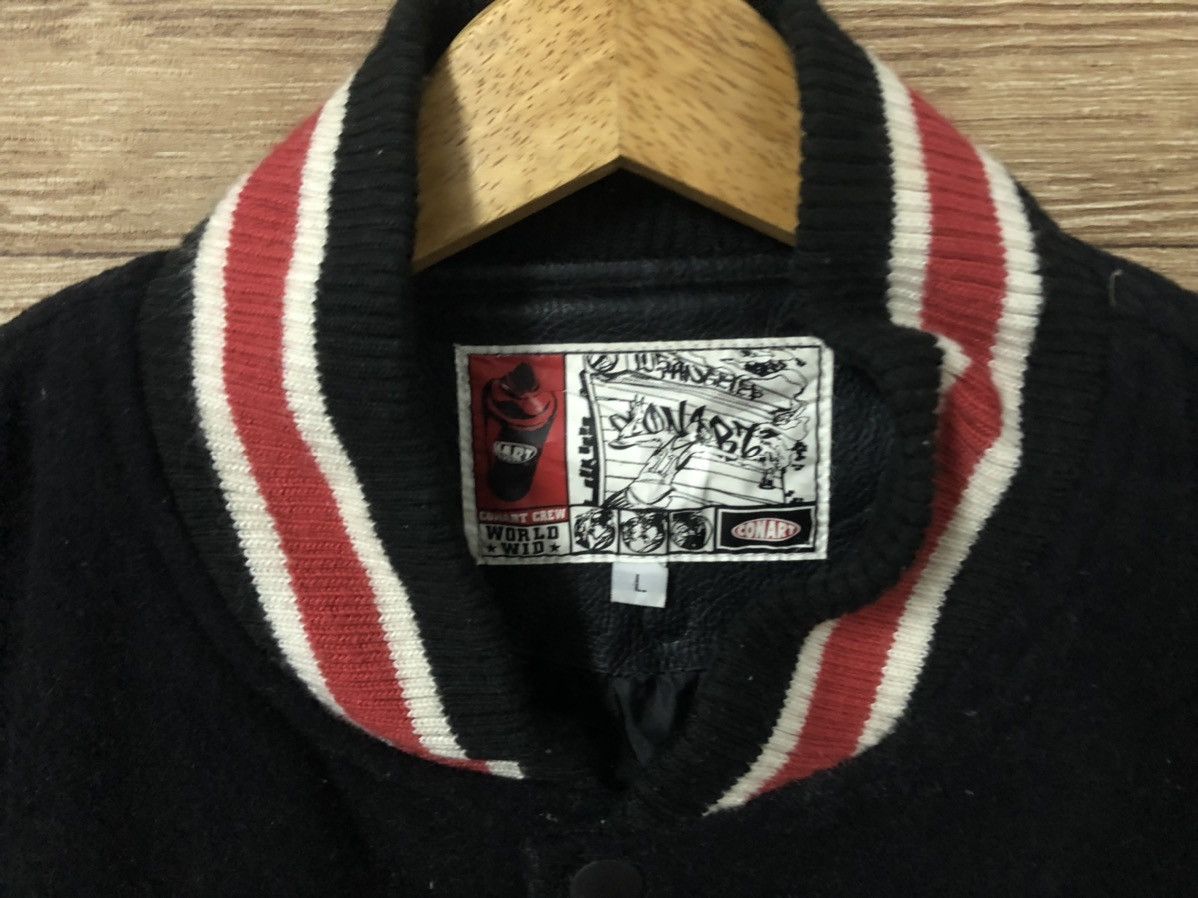 Vintage Vintage Varsity Jacket Conart 90’s Wool Spell Out Hip Hop Size US L / EU 52-54 / 3 - 4 Thumbnail