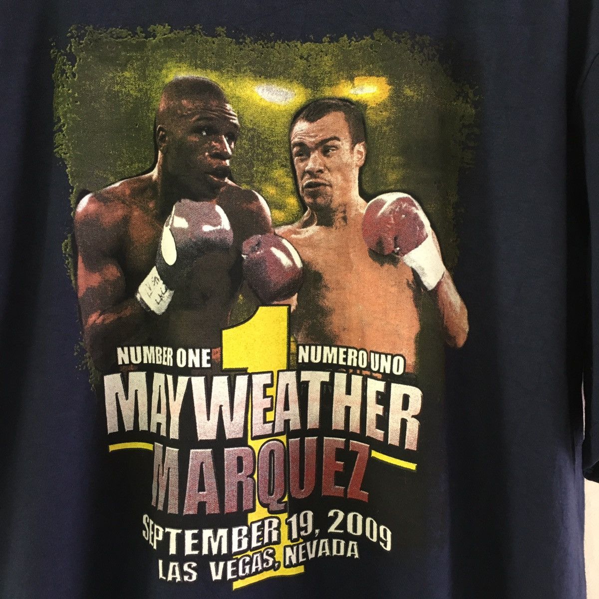 Vintage ✈️🔥Mayweather VS Marquez..September 19,2009 Shirt🔥✈️ Size US L / EU 52-54 / 3 - 2 Thumbnail
