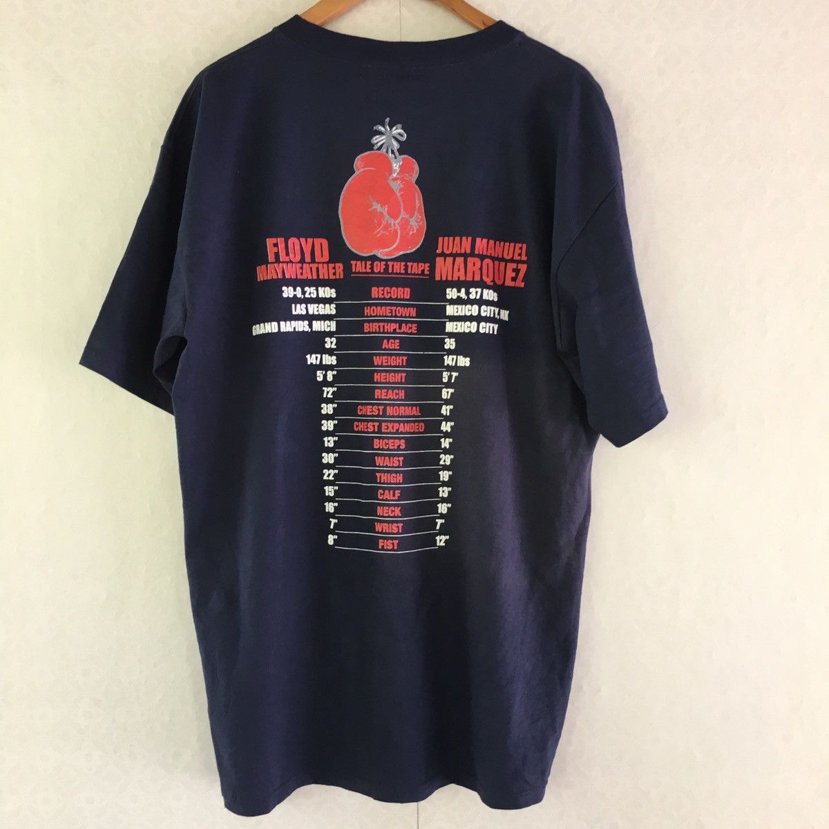 Vintage ✈️🔥Mayweather VS Marquez..September 19,2009 Shirt🔥✈️ Size US L / EU 52-54 / 3 - 3 Thumbnail