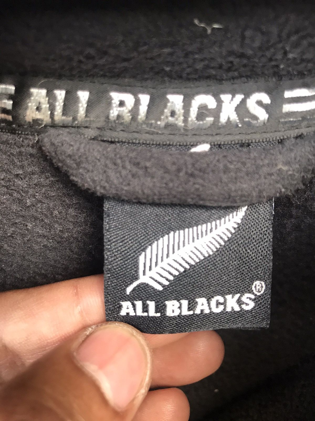 Adidas Vintage Adidas All Blacks Fleece Half Zip Fleece Jacket Size US M / EU 48-50 / 2 - 2 Thumbnail