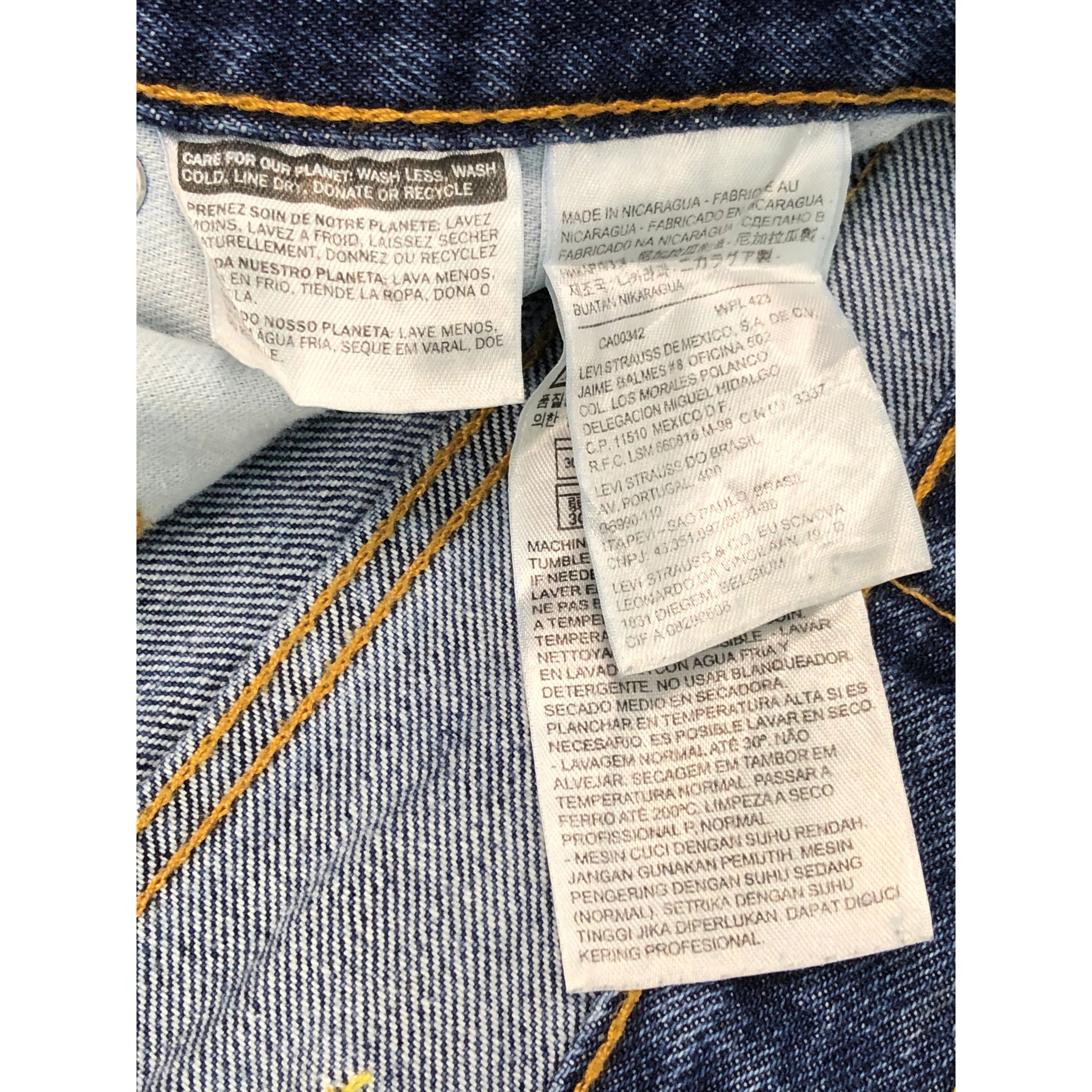 Levi's Vintage Levis 550 Blue Jeans Oversized DP0540 Size US 44 / EU 60 - 6 Thumbnail