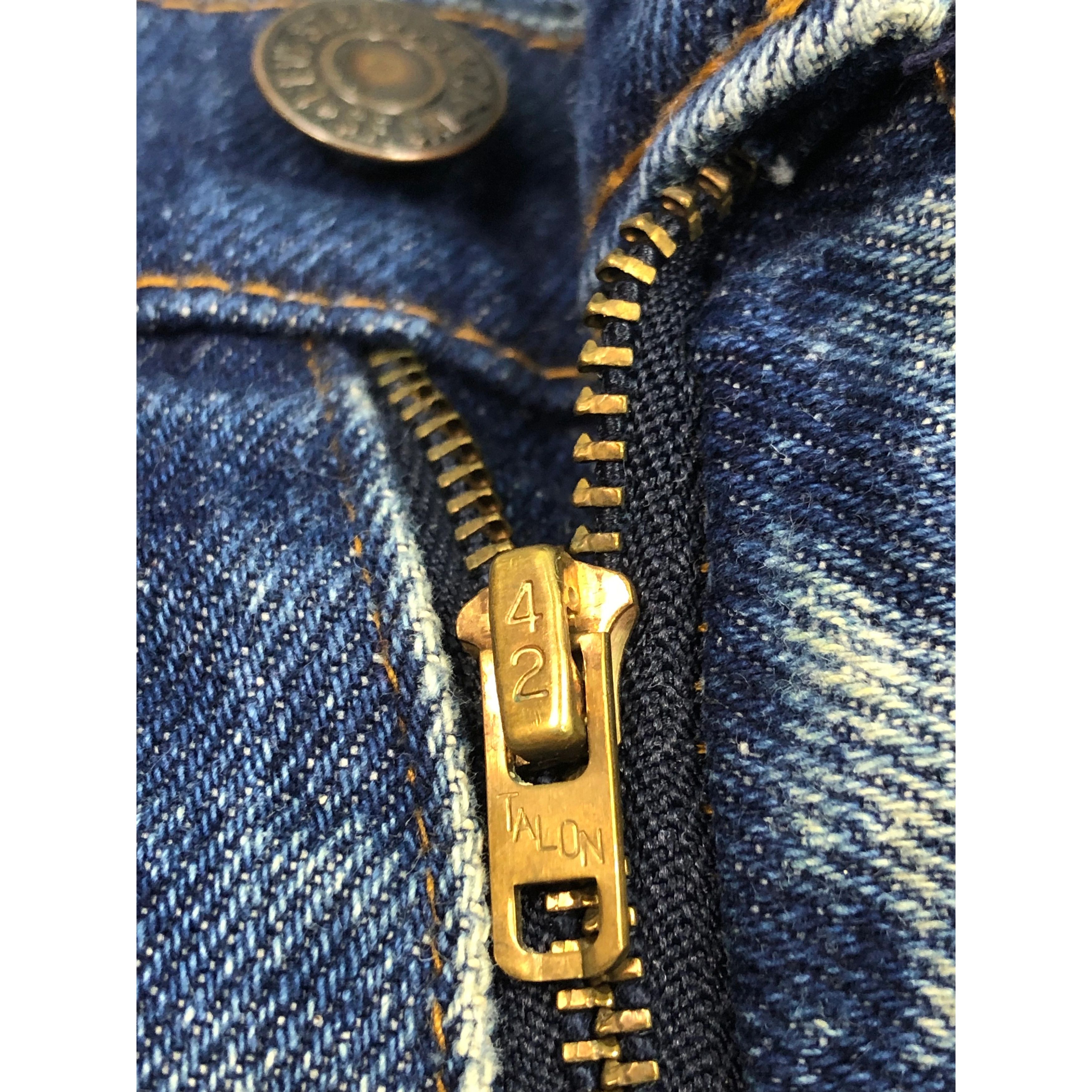 Levi's Vintage 80s Levis 505 Orange Tab Blue Jeans Talon 42 DP0564 Size US 39 - 7 Thumbnail