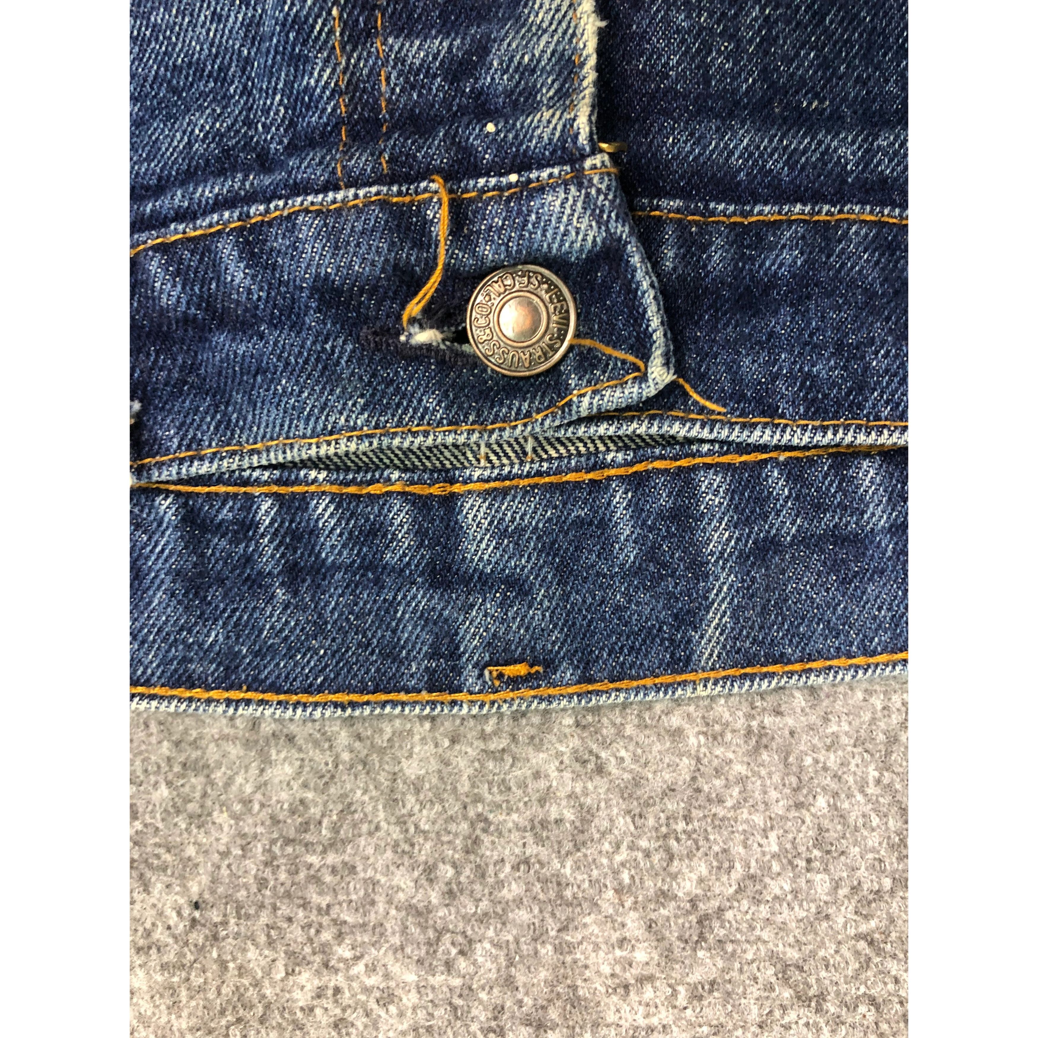 Levi's Vintage 80s Levis 505 Orange Tab Blue Jeans Talon 42 DP0564 Size US 39 - 6 Thumbnail