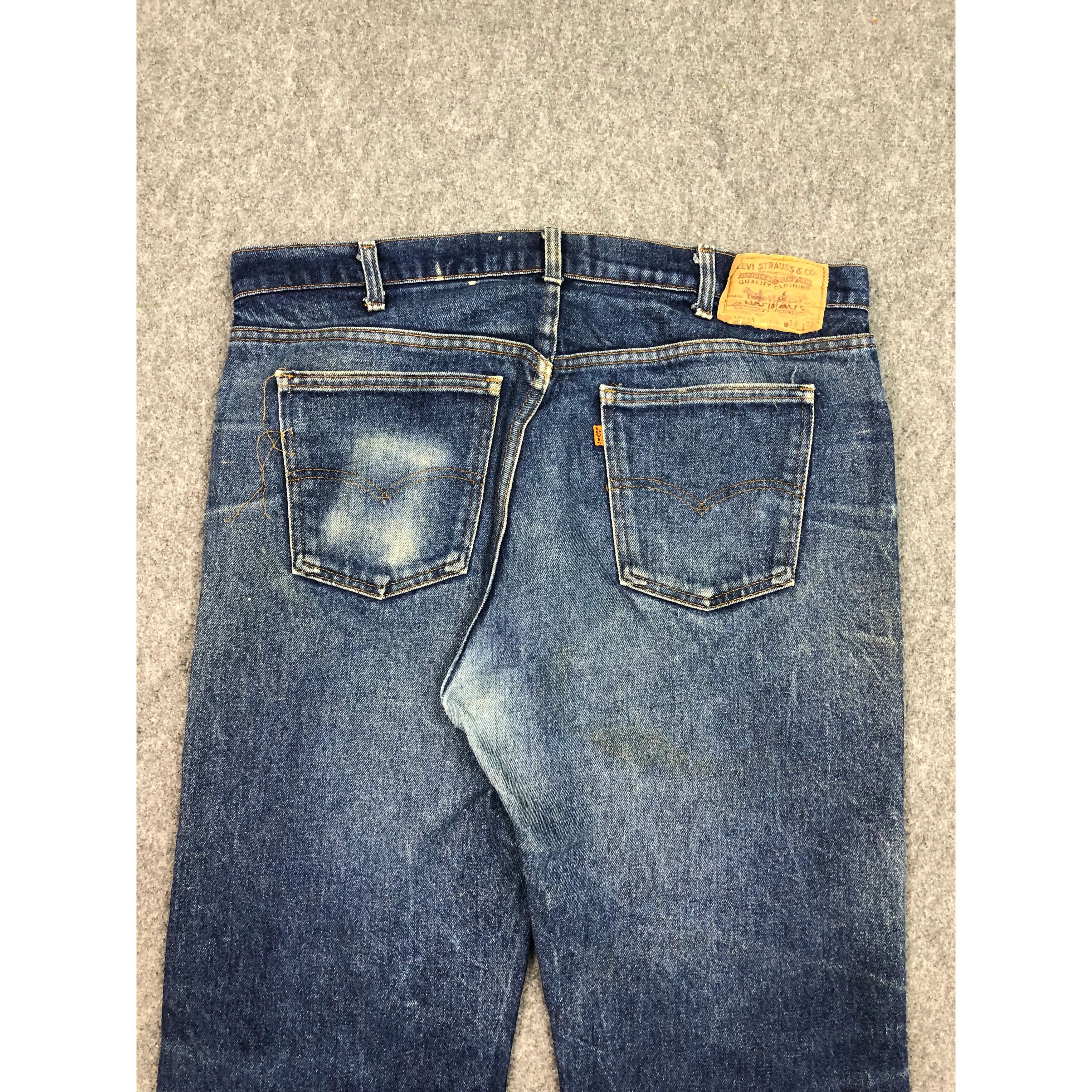 Levi's Vintage 80s Levis 505 Orange Tab Blue Jeans Talon 42 DP0564 Size US 39 - 4 Thumbnail