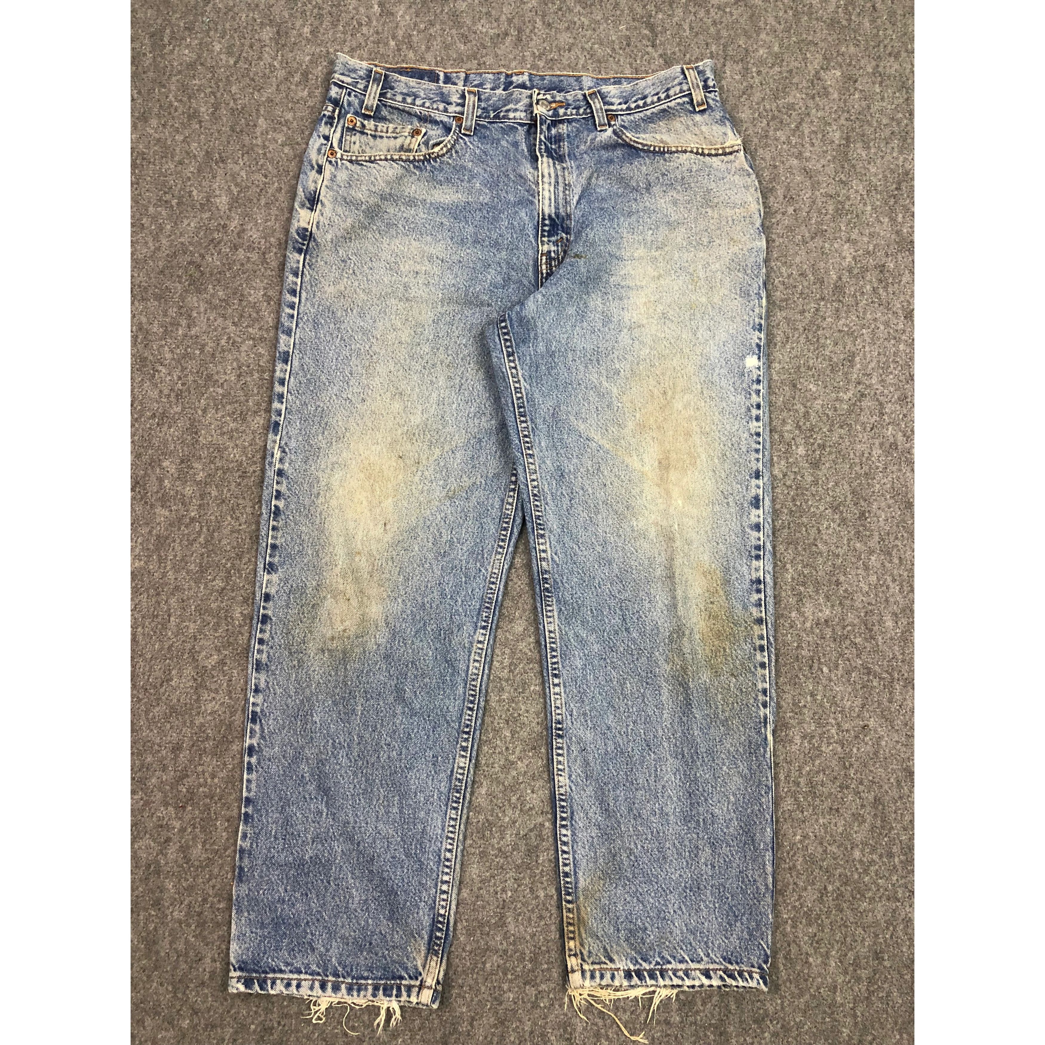 Levi's Vintage 90s Levis 550 Lightwash Jeans DP0561 Size US 38 / EU 54 - 1 Thumbnail