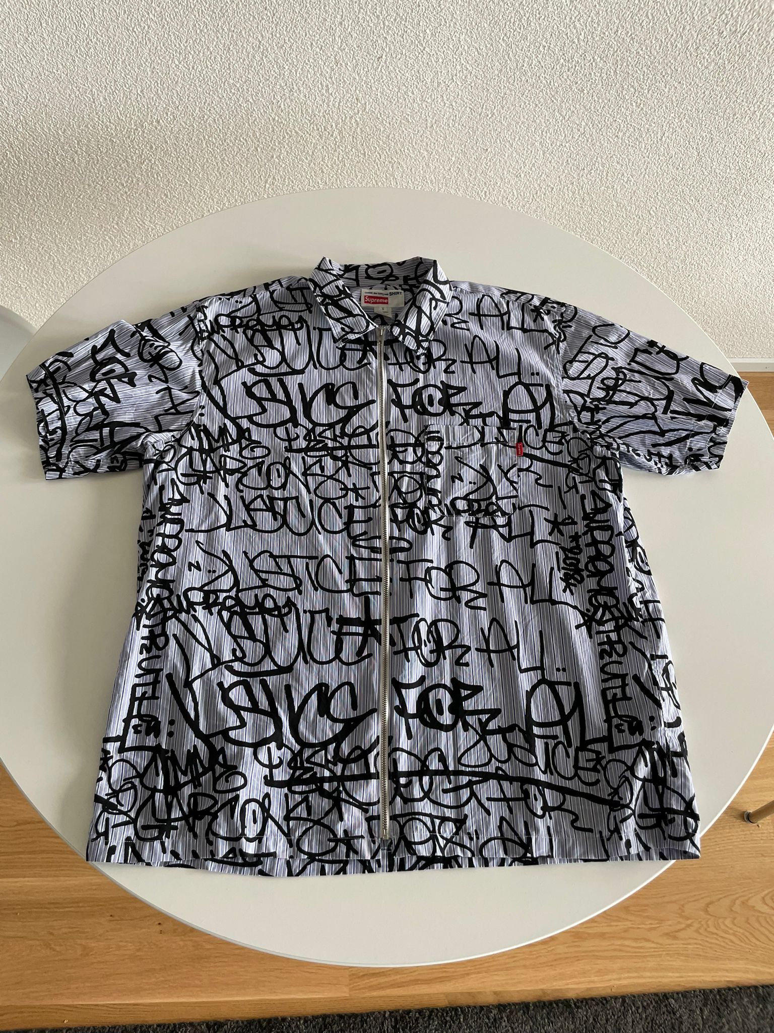 Supreme Supreme x CDG (Comme des garcons) Graffiti Zip up Shirt