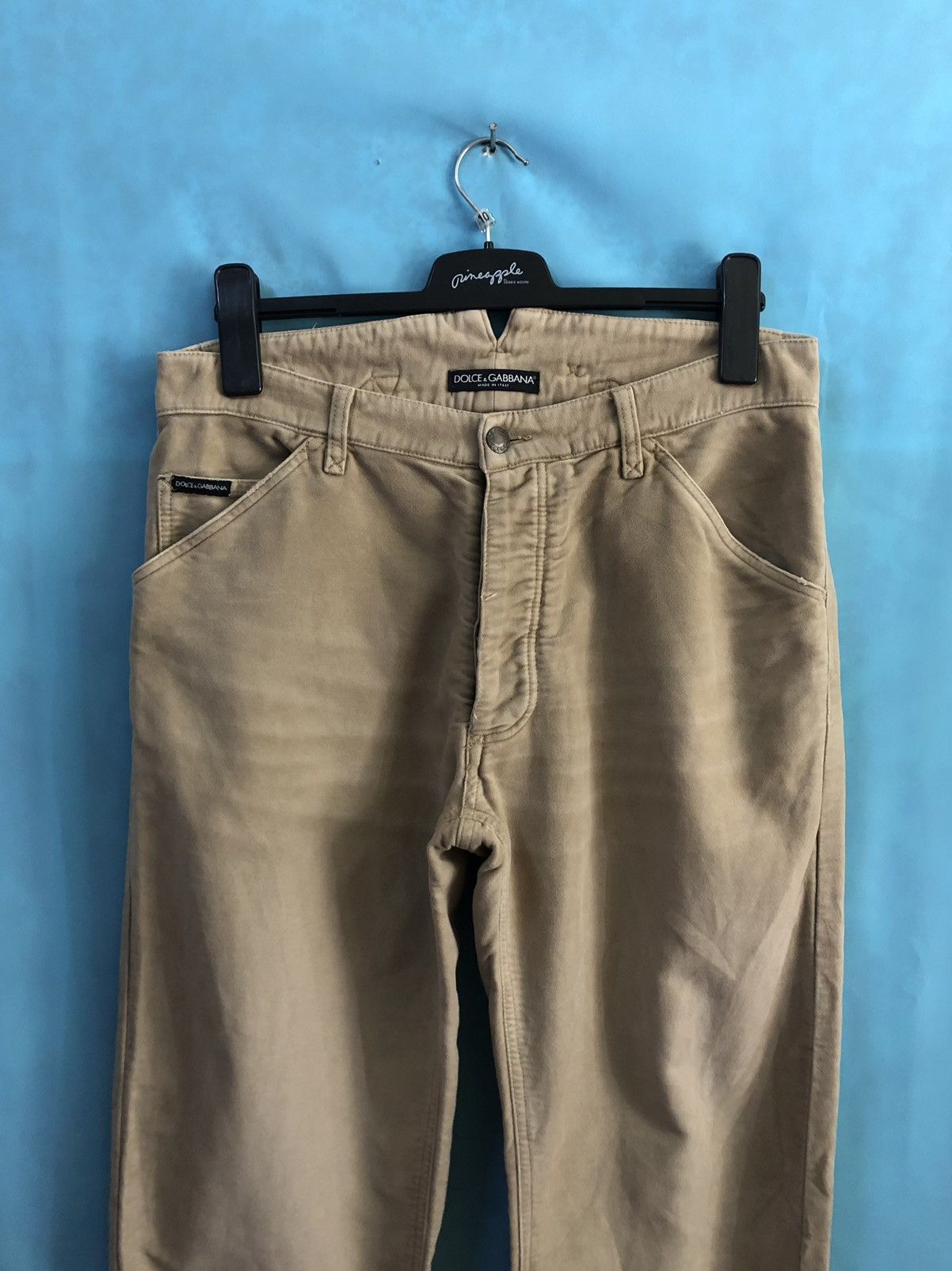 Dolce & Gabbana 1990s velvet tailored industria #A1 Size US 32 / EU 48 - 3 Thumbnail