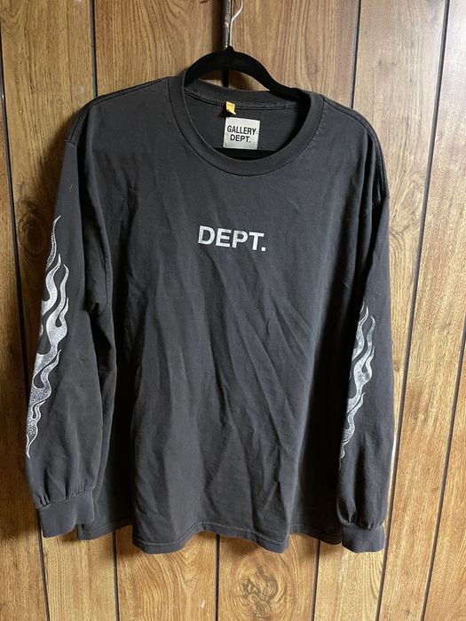 Gallery Dept. Gallery Dept Flames Long Sleeve T-Shirt | Grailed