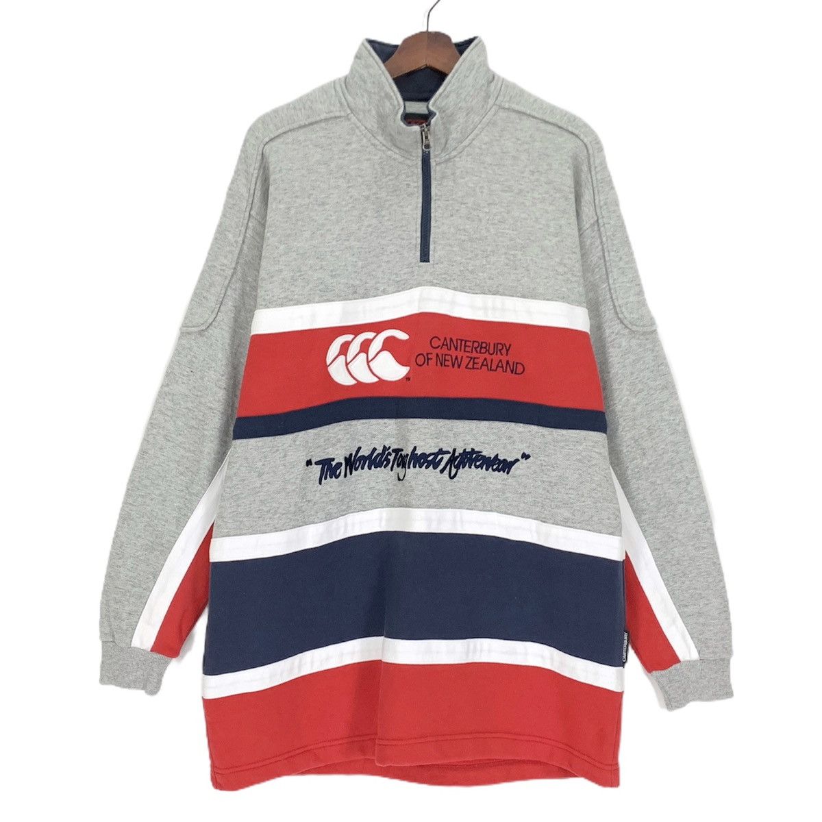 Canterbury of New Zealand Nice! Canterbury Of New Zealand Half Zip Sweatshirt Size US L / EU 52-54 / 3 - 1 Thumbnail