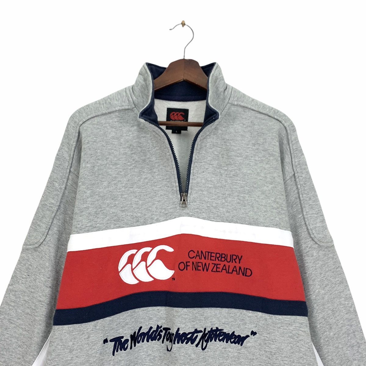 Canterbury of New Zealand Nice! Canterbury Of New Zealand Half Zip Sweatshirt Size US L / EU 52-54 / 3 - 4 Thumbnail