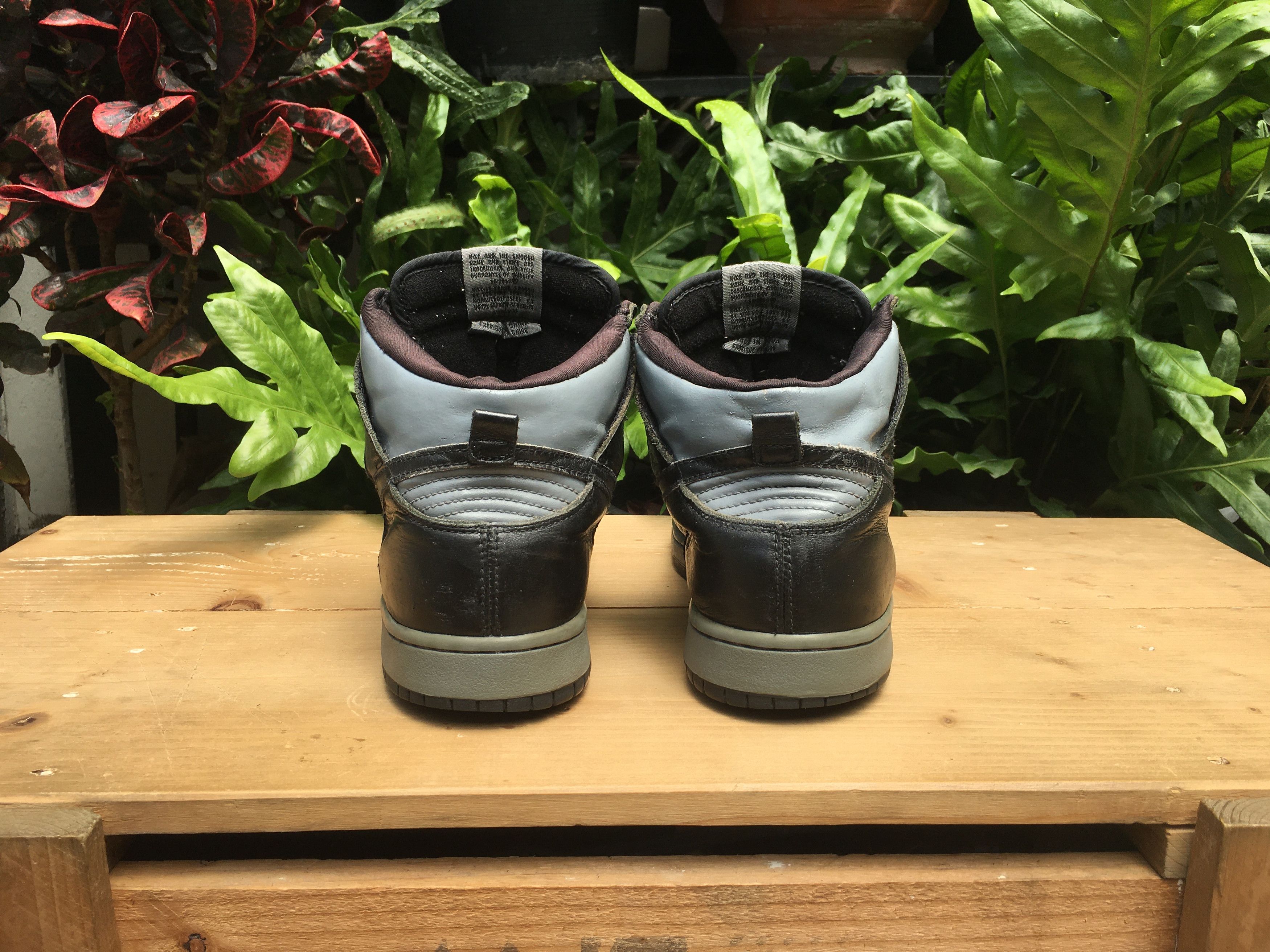 Nike Vintage Nike Dunk High LE Black Cool Grey 1999 Size US 10 / EU 43 - 12 Thumbnail