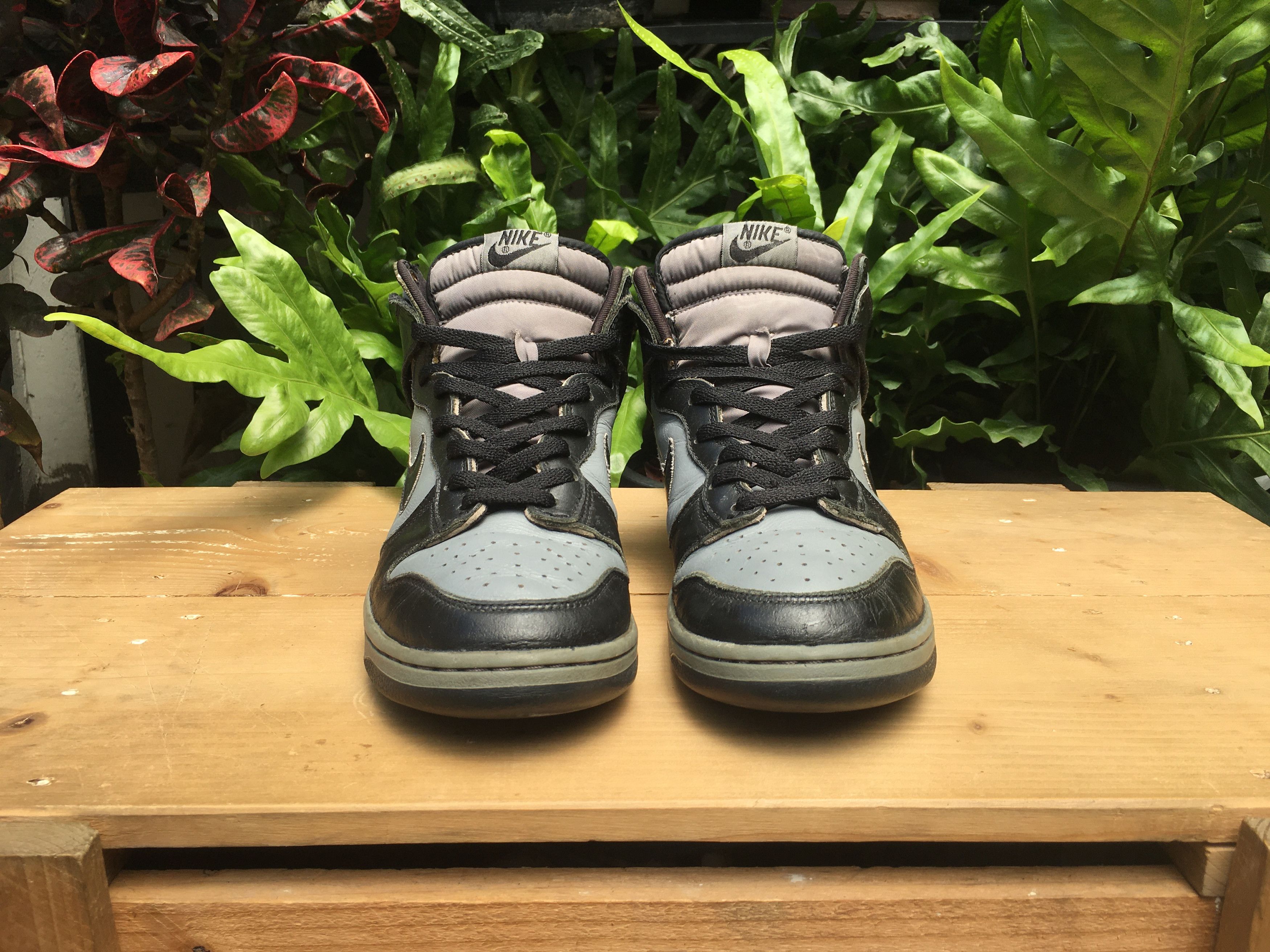 Nike Vintage Nike Dunk High LE Black Cool Grey 1999 Size US 10 / EU 43 - 9 Thumbnail