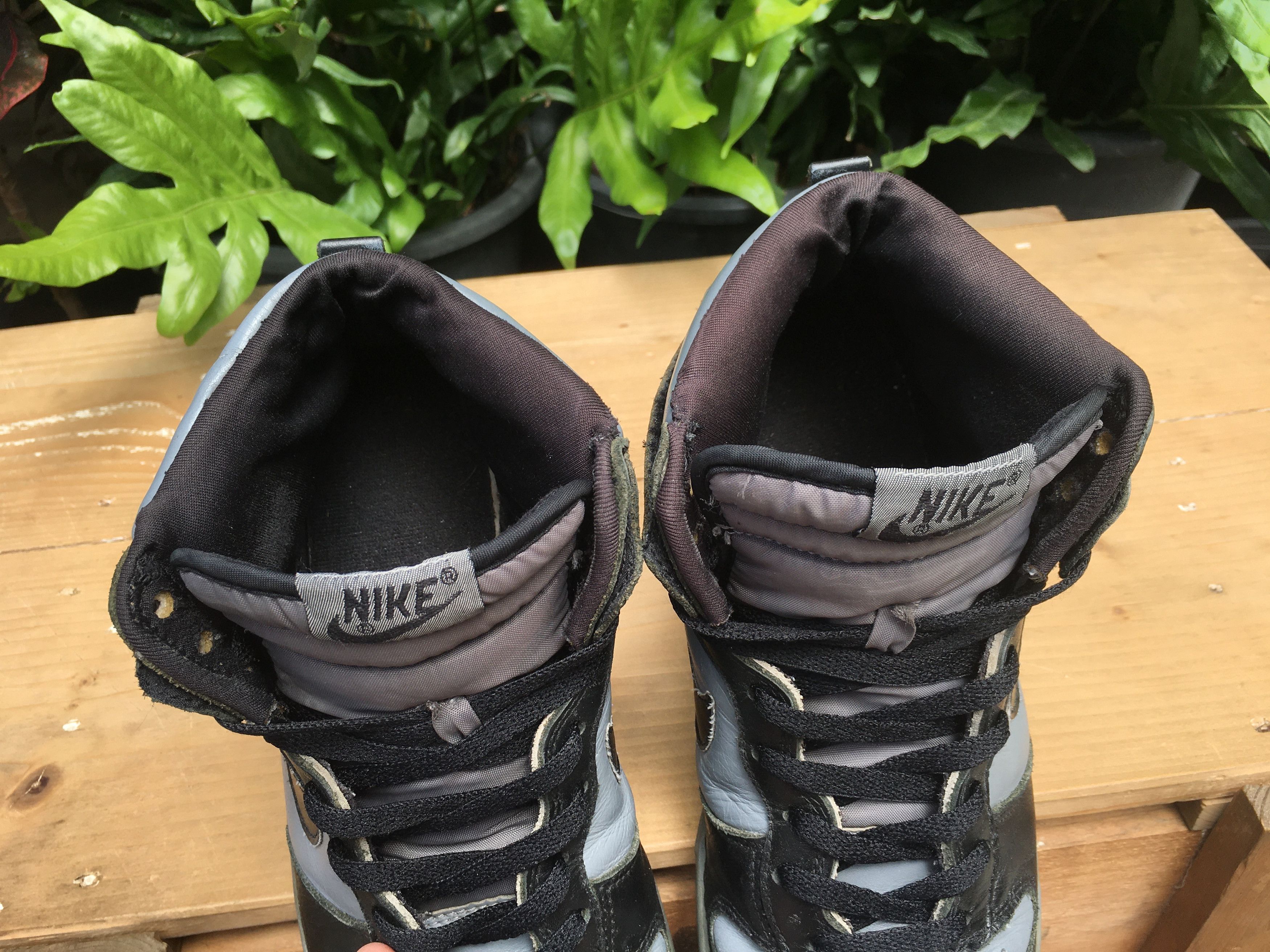 Nike Vintage Nike Dunk High LE Black Cool Grey 1999 Size US 10 / EU 43 - 10 Thumbnail