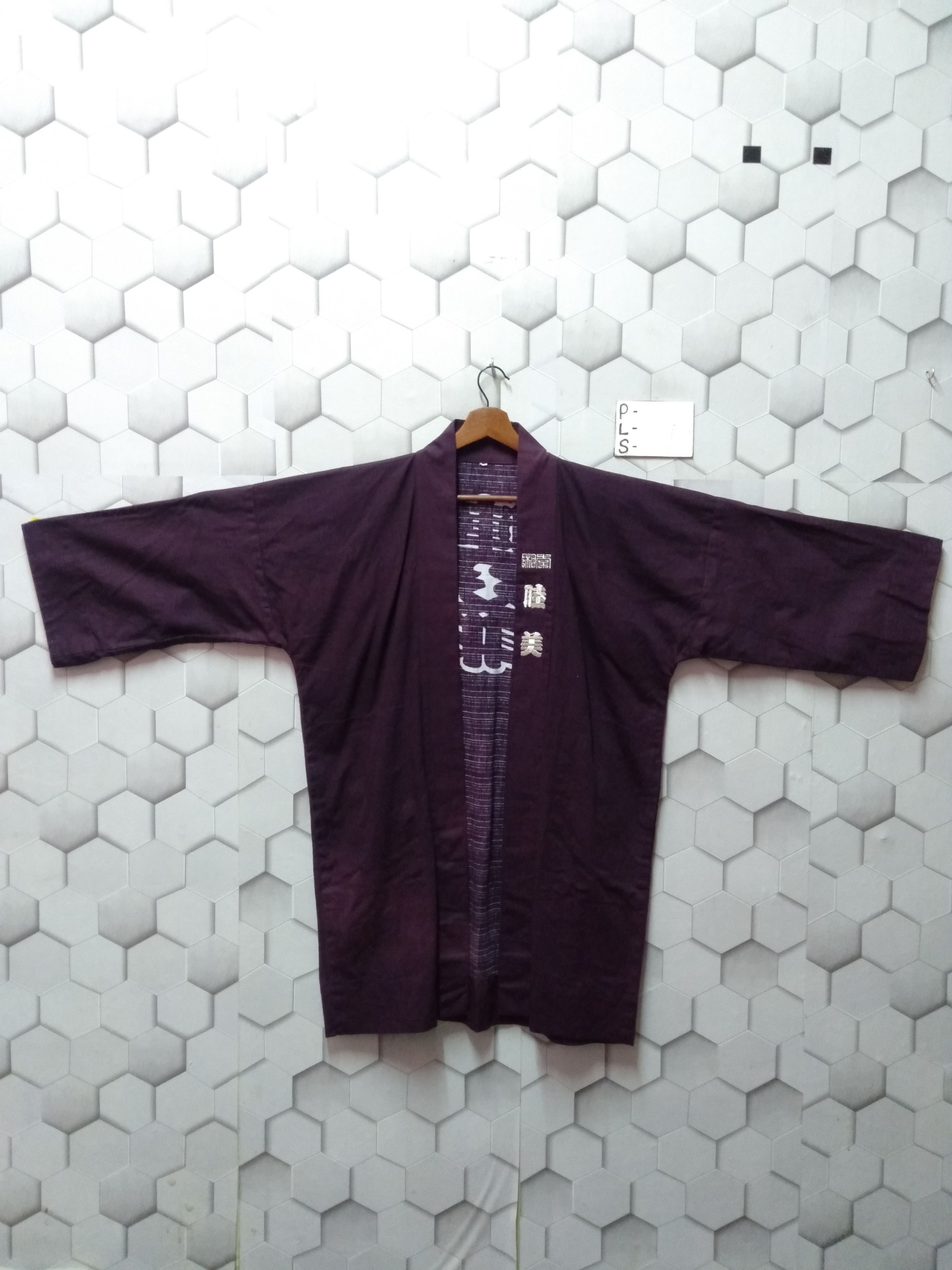 Japanese Brand Vintage kimono haori hanten jinbei Size US L / EU 52-54 / 3 - 1 Thumbnail