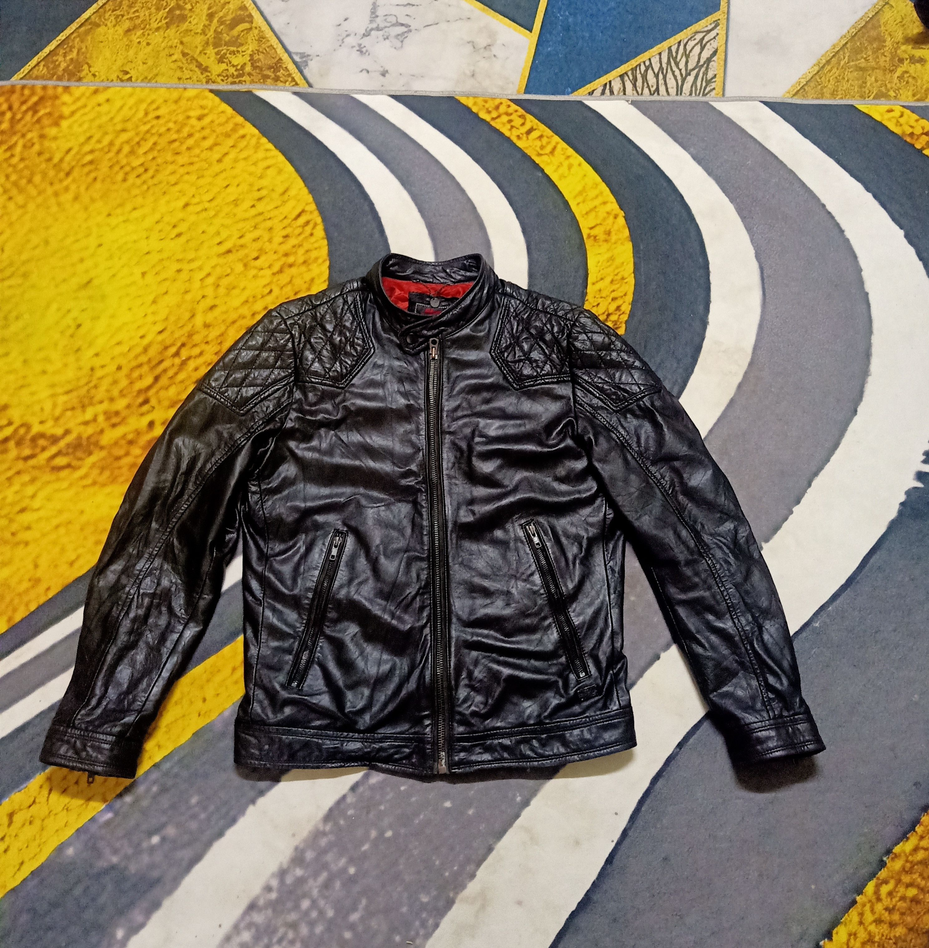 Diesel Diesel Leather Bikers Jacket Size US M / EU 48-50 / 2 - 5 Thumbnail