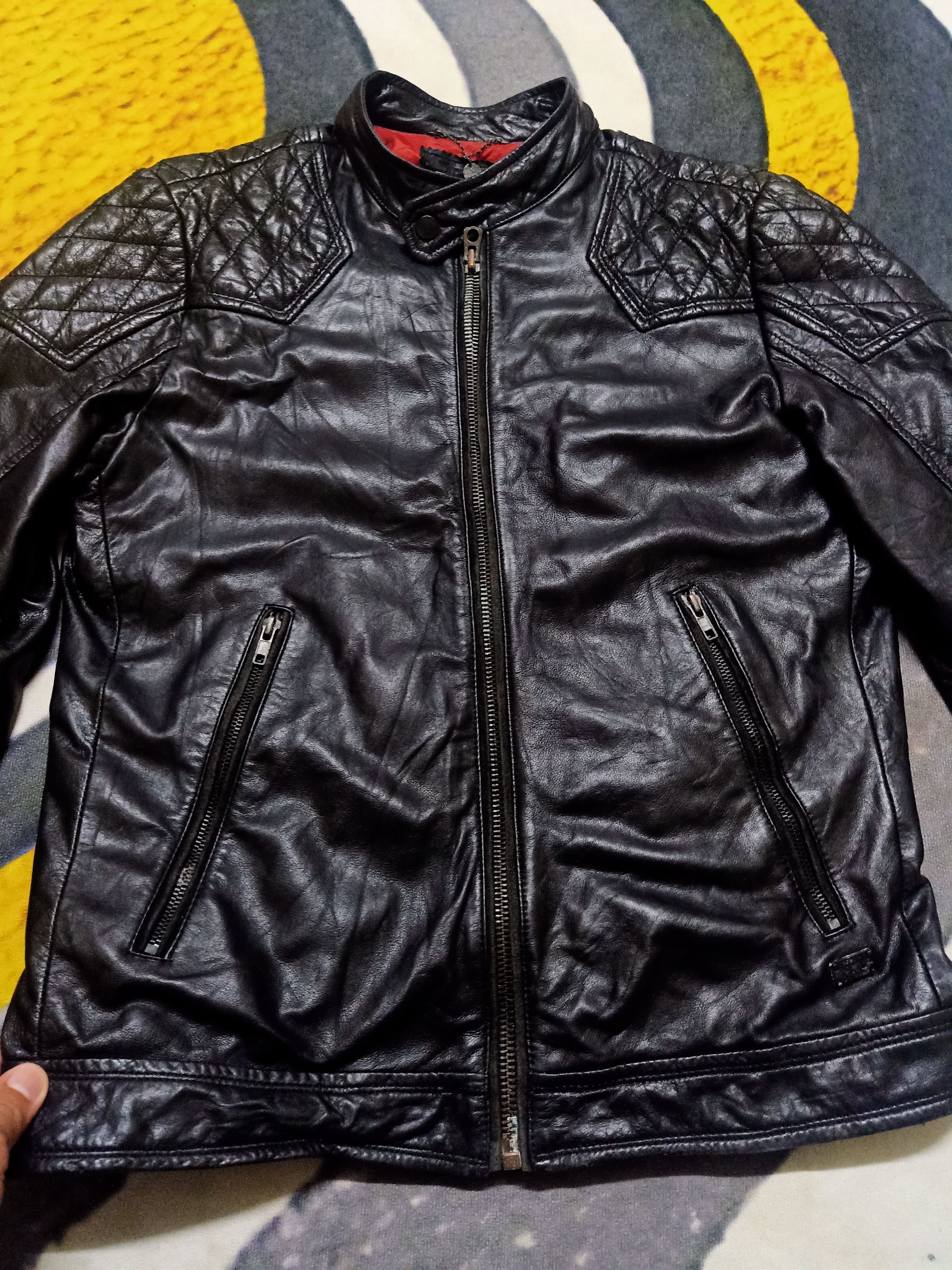 Diesel Diesel Leather Bikers Jacket Size US M / EU 48-50 / 2 - 8 Thumbnail