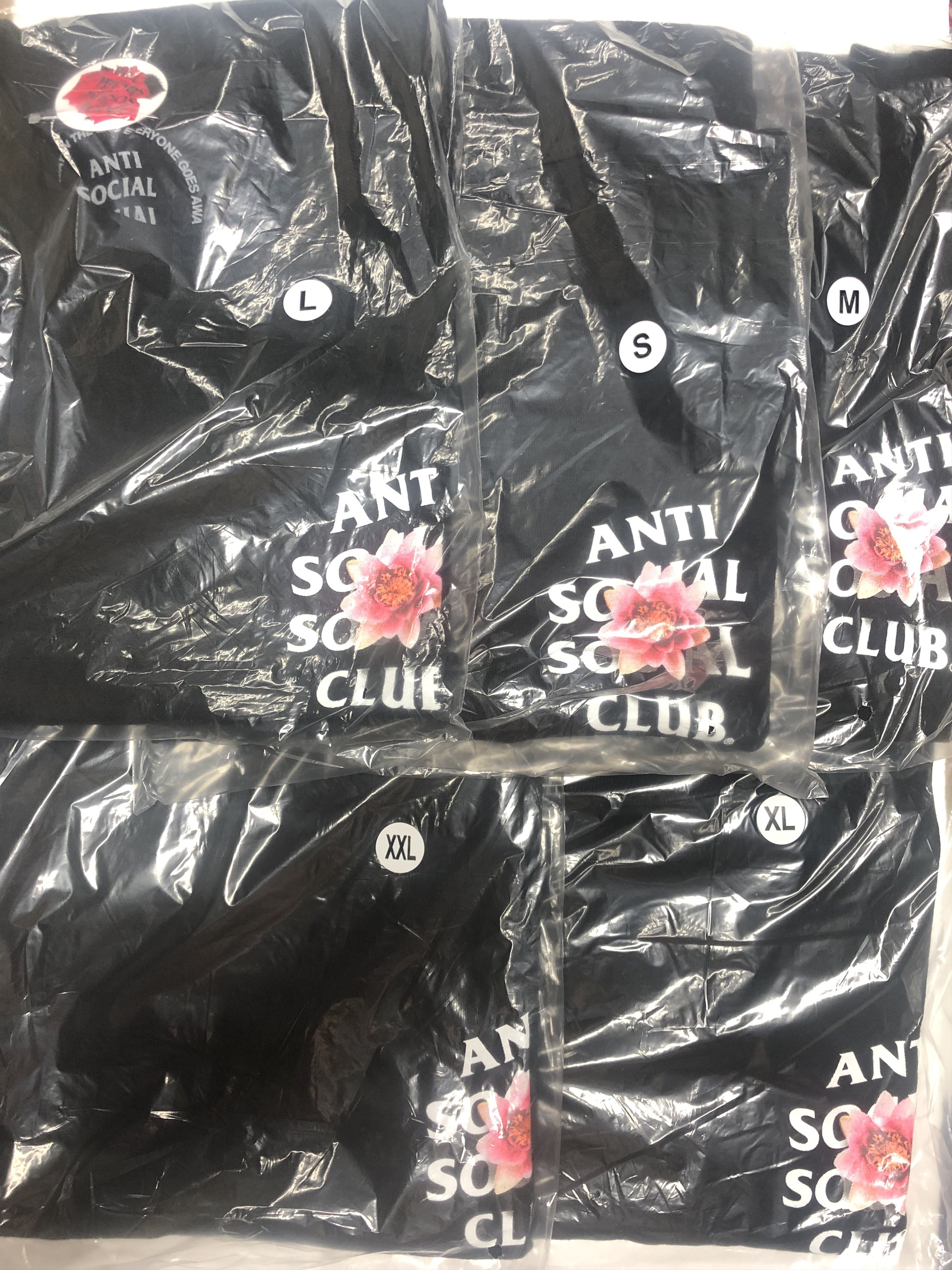 Anti Social Social Club DS weekly exclusive White ASSC Zen Out Black Tee FTP FOG CDG Size US M / EU 48-50 / 2 - 2 Thumbnail