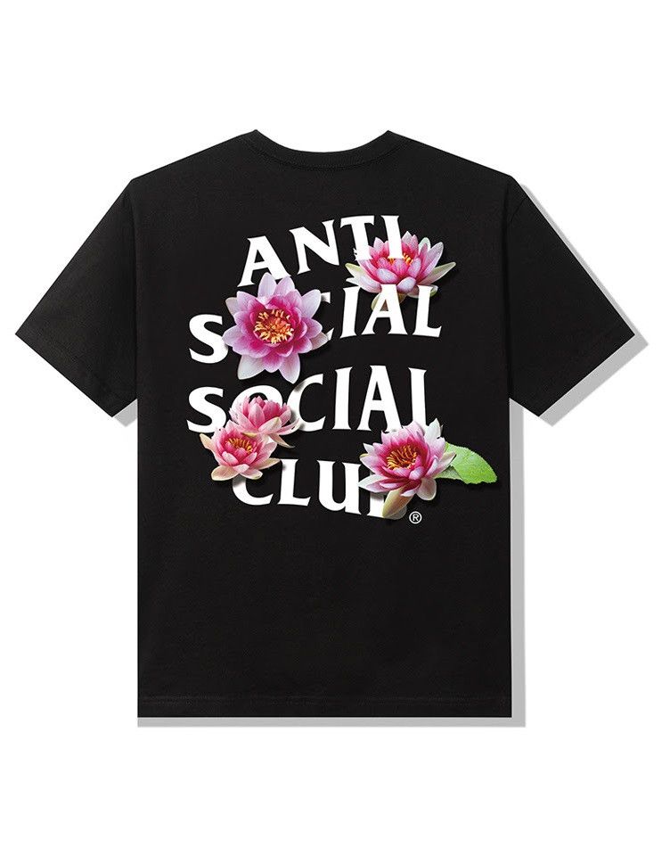 Anti Social Social Club DS weekly exclusive White ASSC Zen Out Black Tee FTP FOG CDG Size US M / EU 48-50 / 2 - 6 Thumbnail