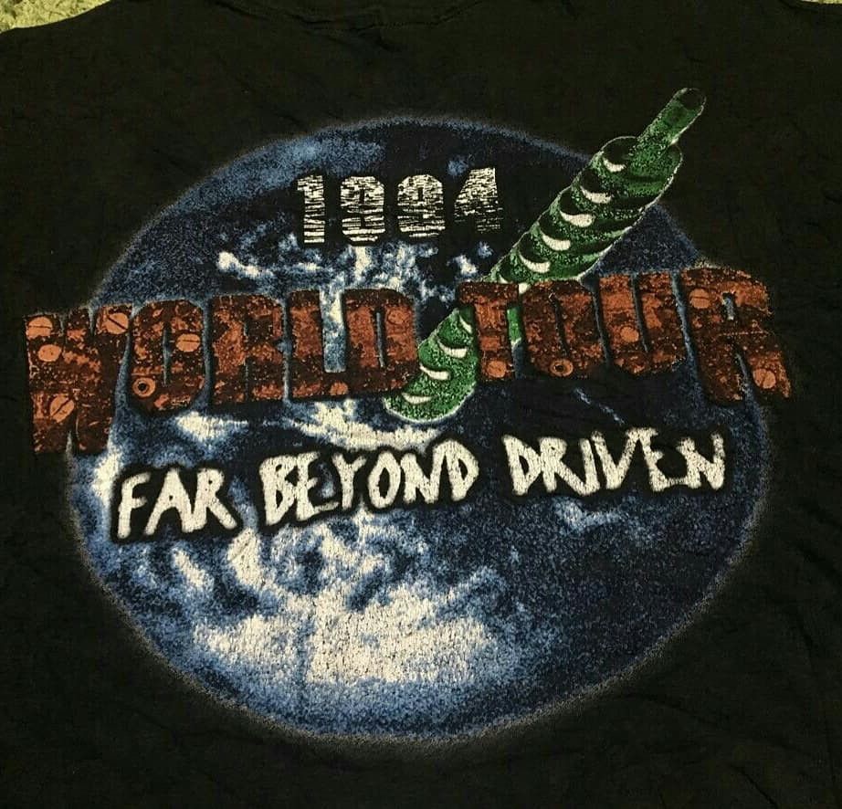 Band Tees Vintage Pantera 'Far Beyond Driven' Tour 94 Size US XL / EU 56 / 4 - 2 Thumbnail
