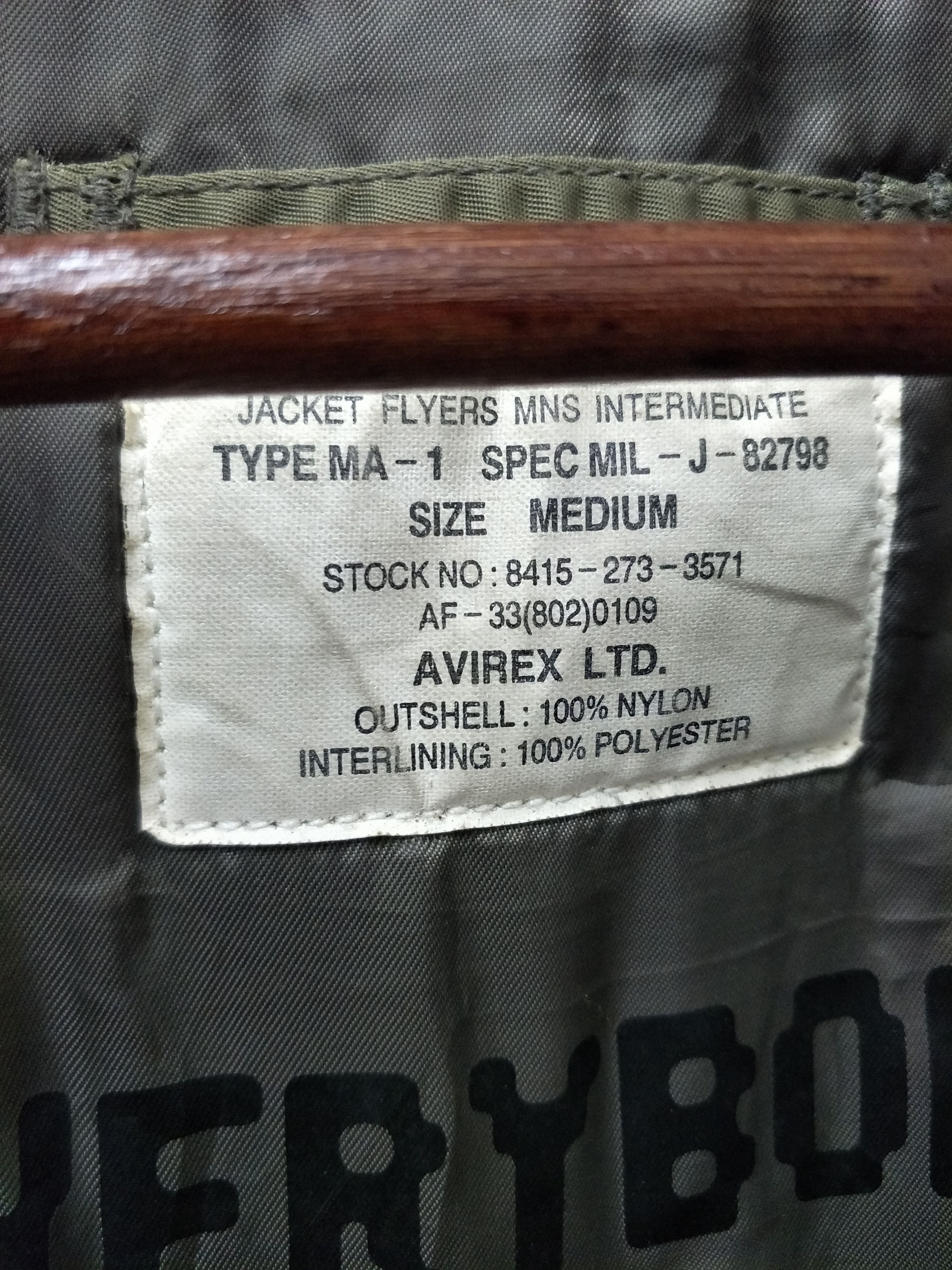 Avirex Vintage Avirex Flight Bombers Jacket Black Scorpions Size US M / EU 48-50 / 2 - 12 Thumbnail