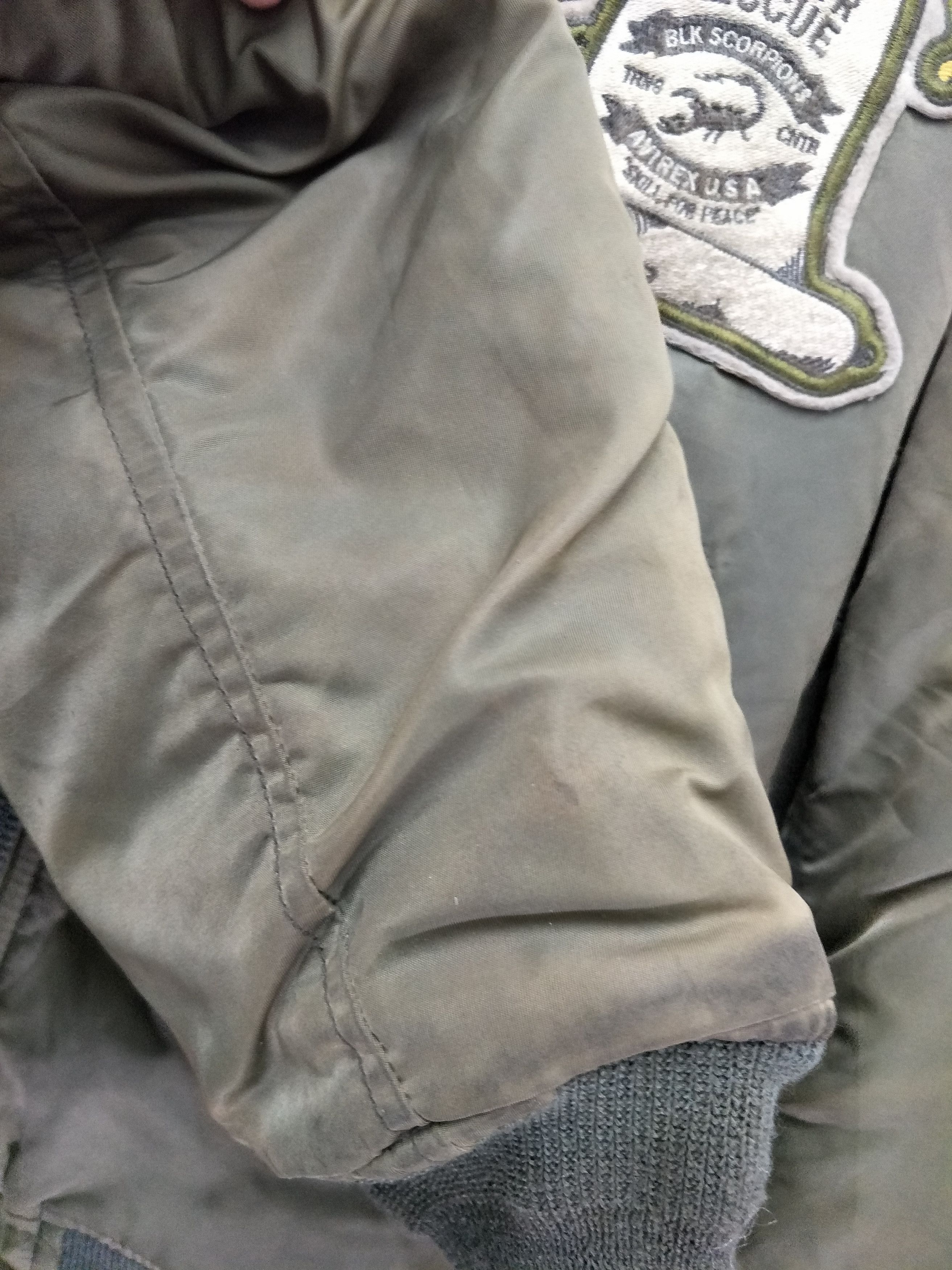 Avirex Vintage Avirex Flight Bombers Jacket Black Scorpions Size US M / EU 48-50 / 2 - 7 Thumbnail
