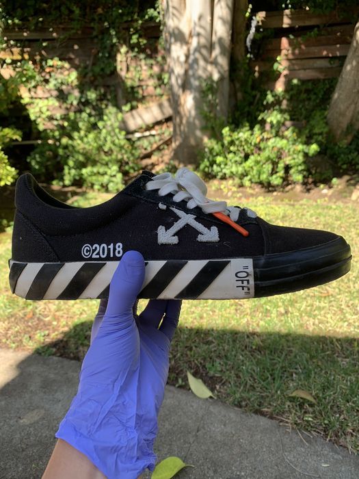 Off-White Vulcanized Canvas Sneakers