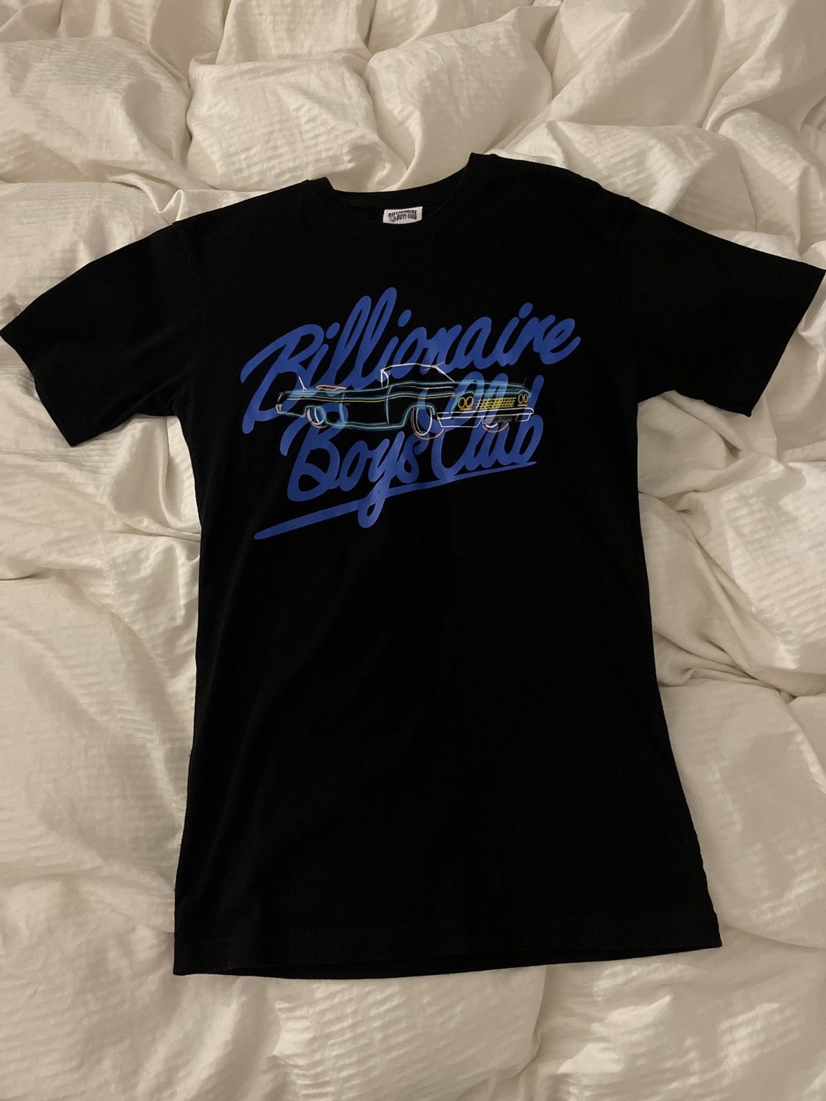 billionaire boys club baby blue t shirt