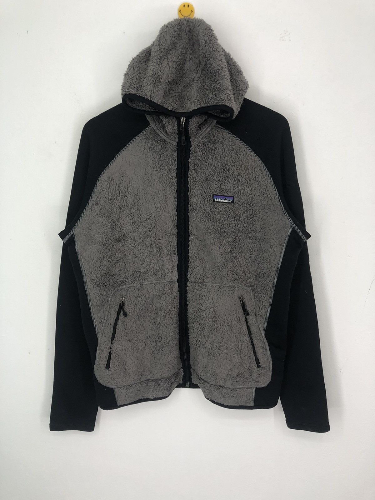 Vintage Patagonia Fleece, Nice Design With Hoodie