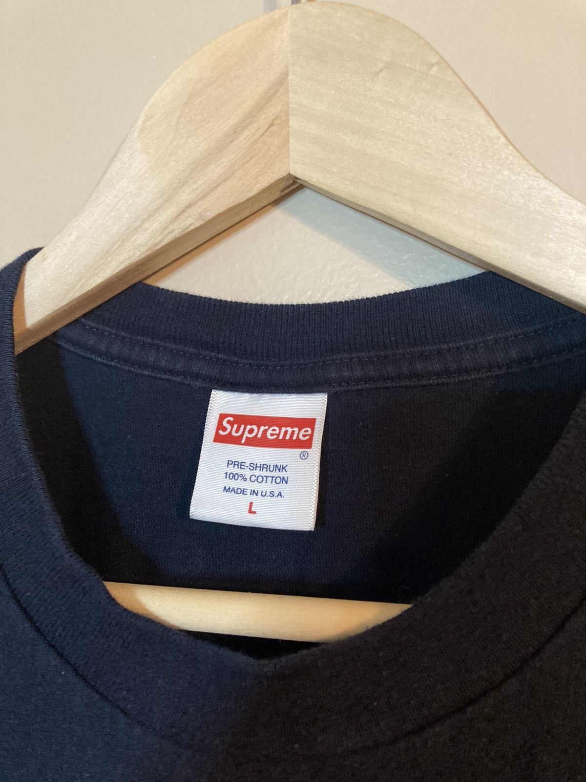 Supreme FW18 Supreme Bombay Tee T-Shirt Navy L Size US L / EU 52-54 / 3 - 5 Thumbnail