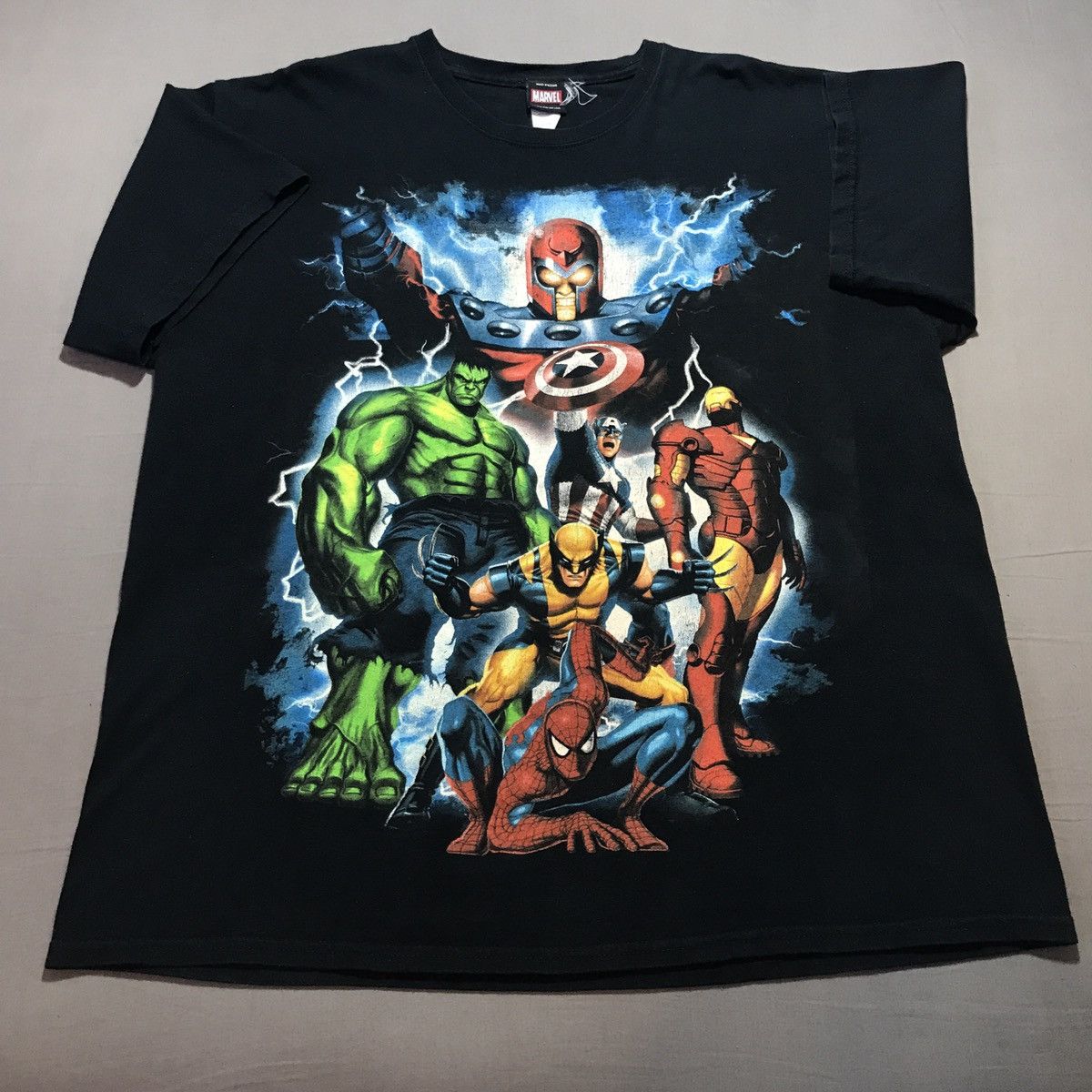 Mad Engine × Marvel Comics × Vintage Marvel Avengers x Xmen magneto wolverine t shirt Size US XL / EU 56 / 4 - 2 Thumbnail