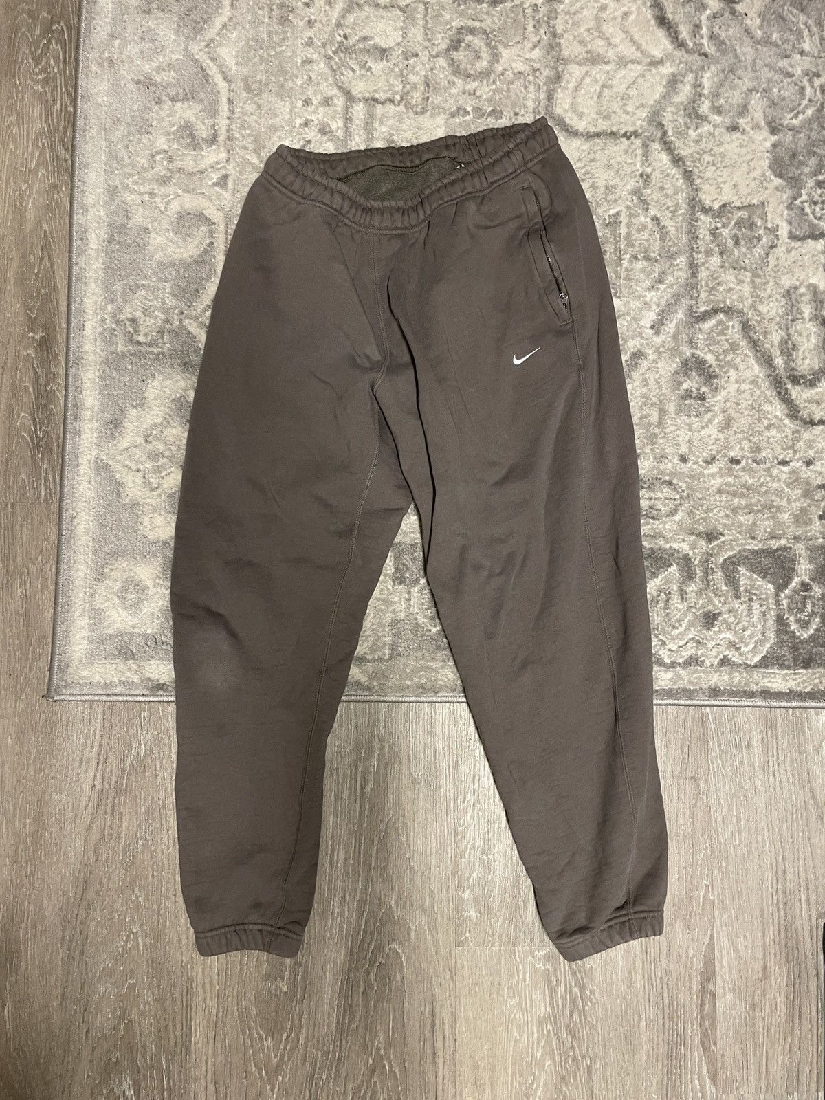 Nike NikeLab Fleece Pants Olive Grey Size S Grailed