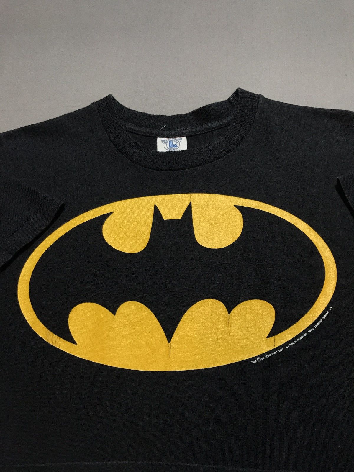 DC Comics × Vintage Batman logo 1985 t shirt Size US S / EU 44-46 / 1 - 5 Thumbnail